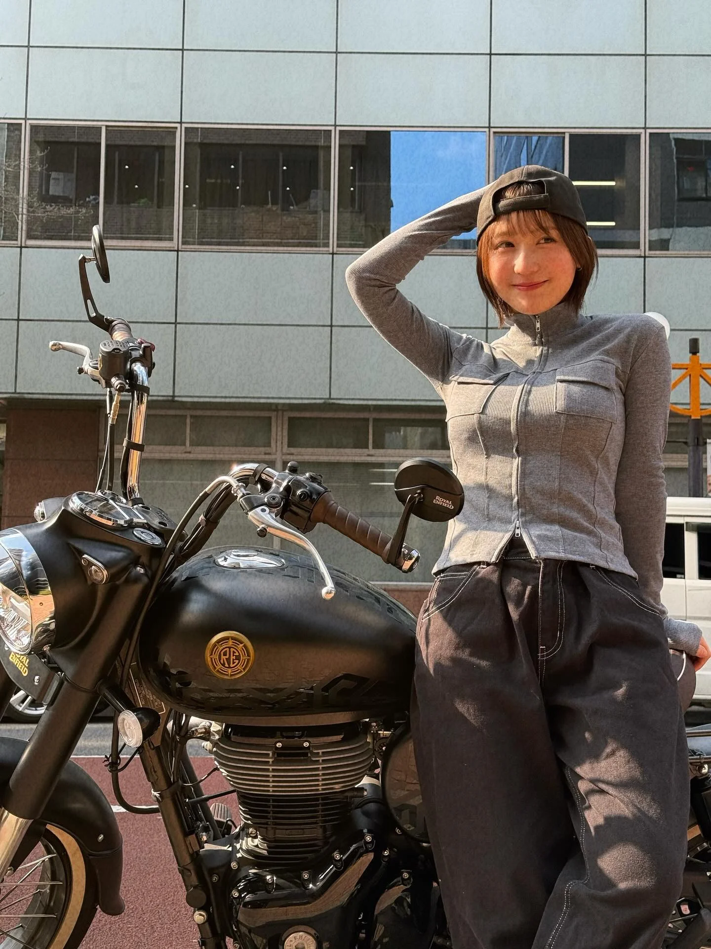 webオートバイさんの撮影にいってきました✌ #royalenfield