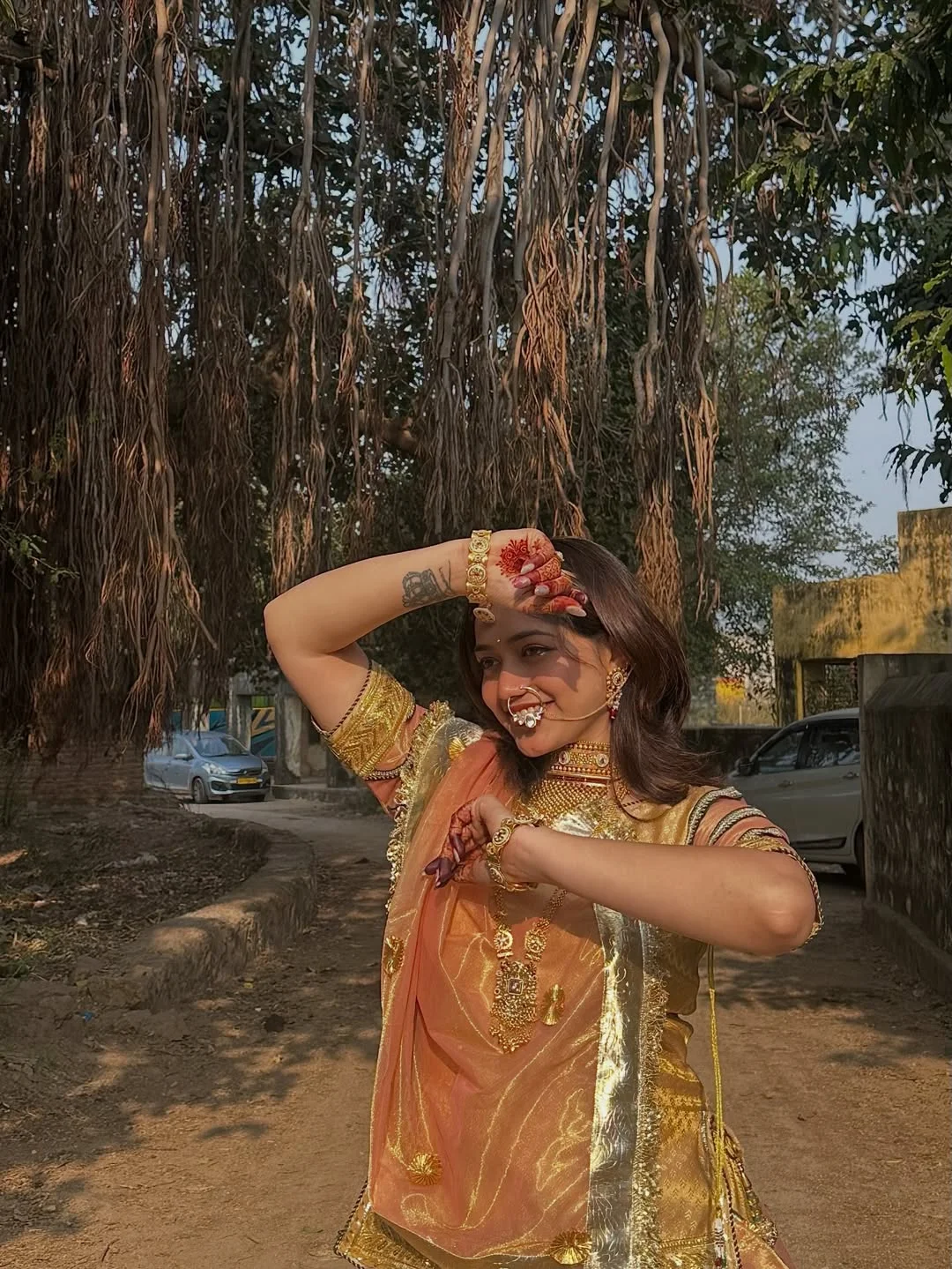 Felt like a princess ❤️ Dream outfit: @mariyam_designer09 tysm for preparing my outfit with utmost live and care she is the best designer ❤️ kudos!!!! Jewellery: @kaushalya_art_jewellery_ #marwad #rajput #poshak #explor...