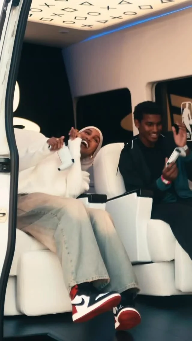 had a greattt time with the @playstation famm at the PS5 PlayStation van and billboard#PlayStationPlaymaker #ad