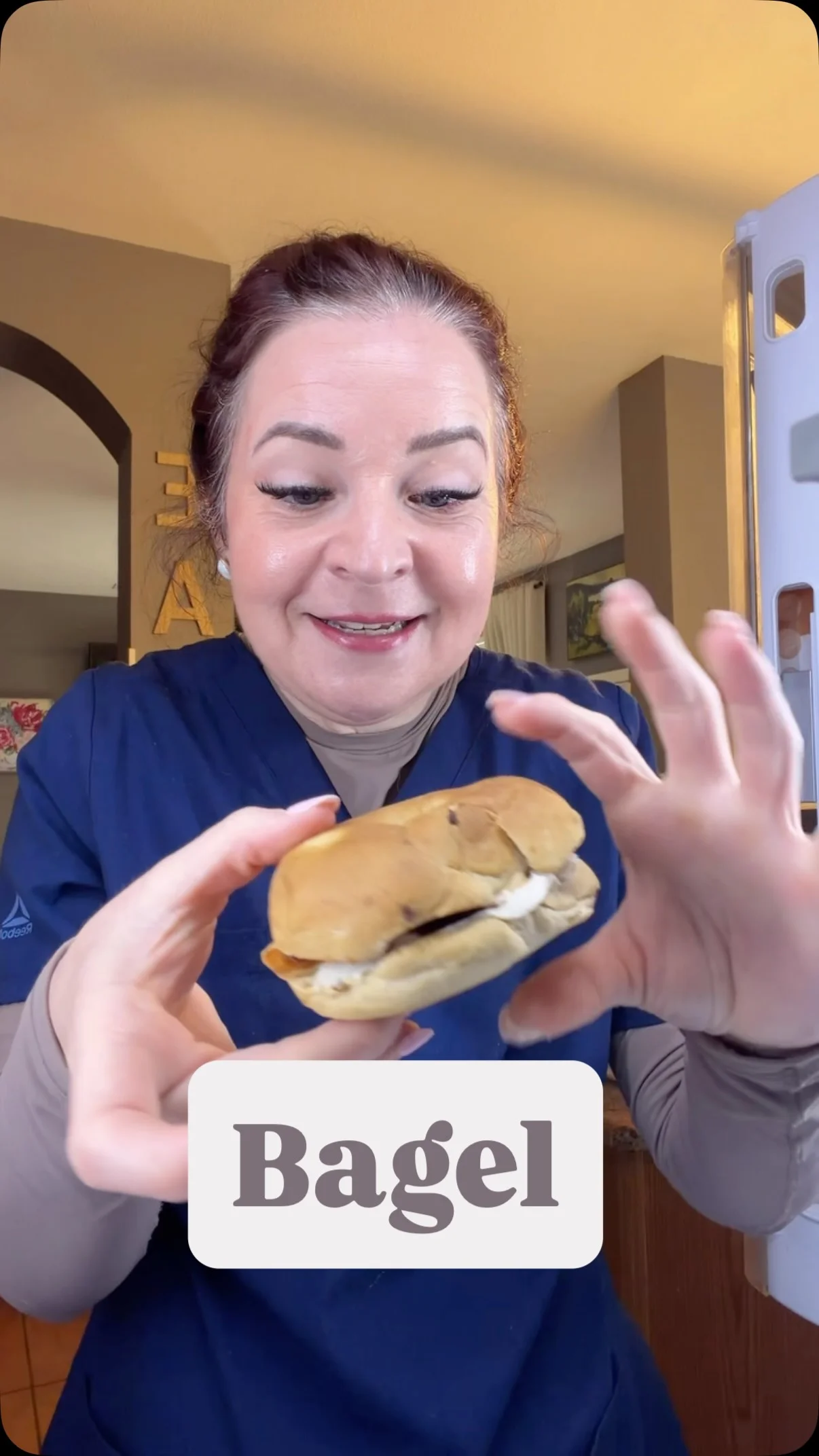 Loaded Bagel. #bagel #itswhatsforbreakfast #breakfastclub #breakfastideas☀️