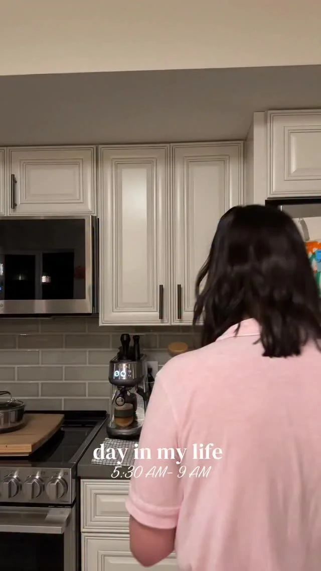 #diml early morning edition ☕️☀️ lilah still wakes up between 5-6 am so i am an early bird against my will lol. also the end of this vlog ☠️