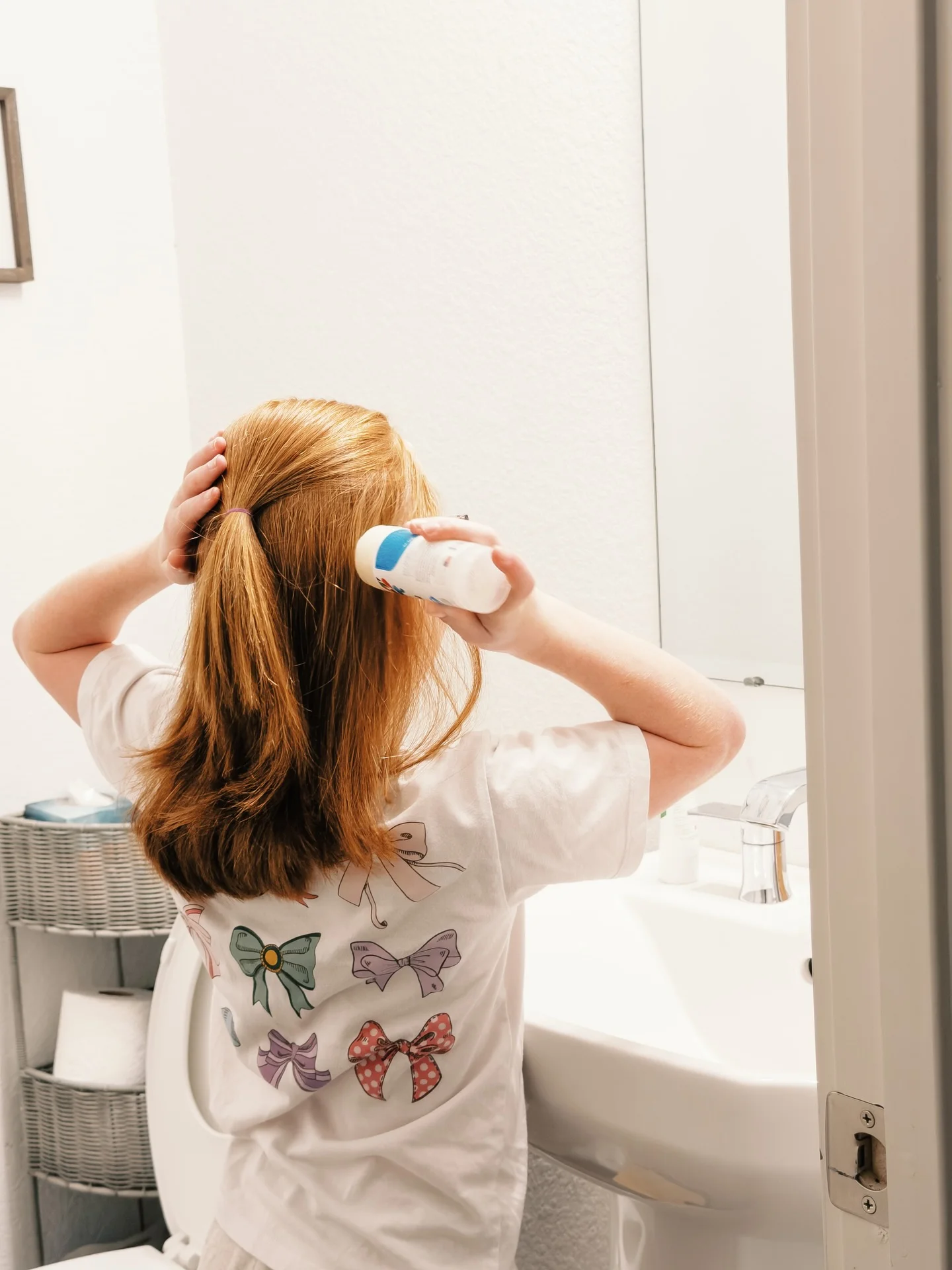 Someone got a haircut…. Didn’t think Hazel would ever want to cut her hair. Anytime we took the girls for haircuts she has barely wanted her ends trimmed. This was a pretty big shock yesterday when she got home.