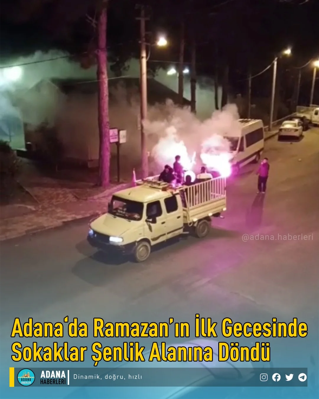 On bir ayın sultanı Ramazan ayının gelişiyle birlikte sahur vaktinin geleneksel habercileri olan davulcular da mesailerine başladı. Adana’nın Çukurova ilçesine bağlı Yüzüncüyıl Mahallesi’nde Ramazan’ın ilk sahurunda ren...