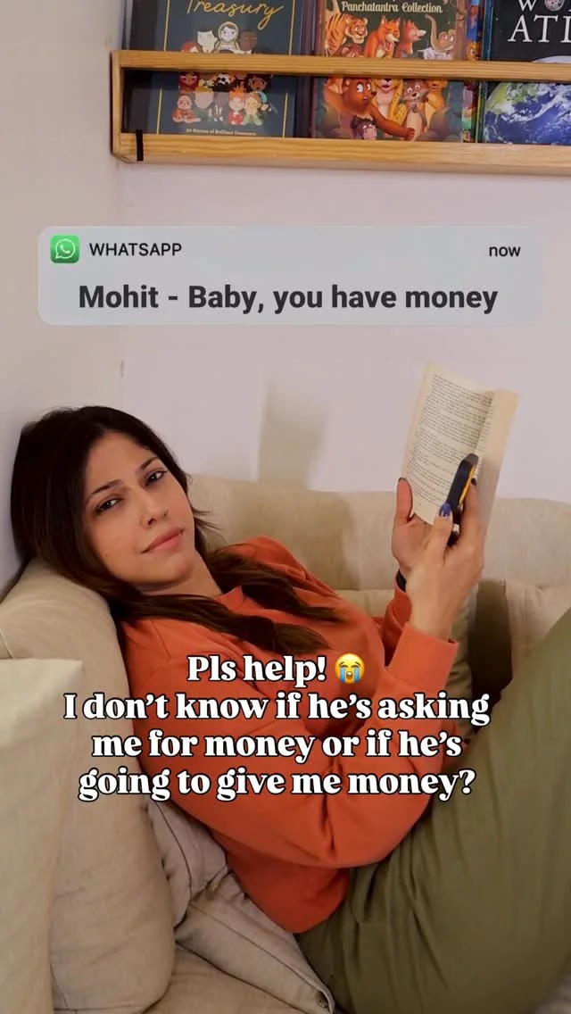 Sometimes it’s not the message… it’s the punctuation… Money. Money? Money! Marriage taught me grammar matters.