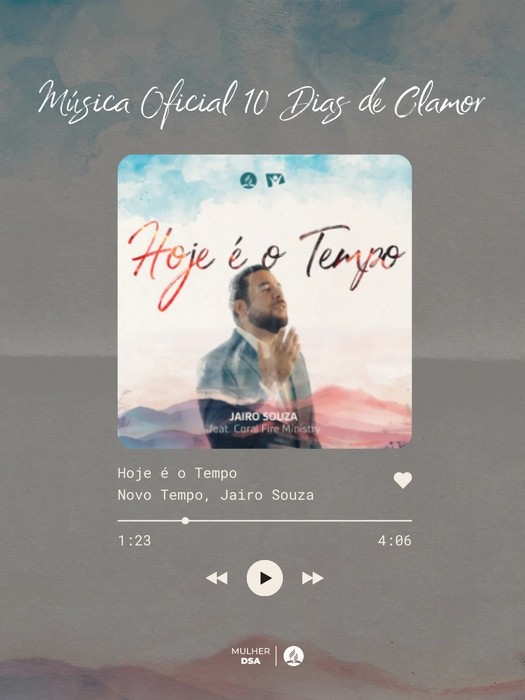 Já ouviu a música oficial dos 10 Dias de Clamor e 365 dias de oração? Ela já está disponível nas plataformas digitais e também no YouTube para você louvar com a sua igreja ✨ E claro… aqui no Instagram para você usar em...