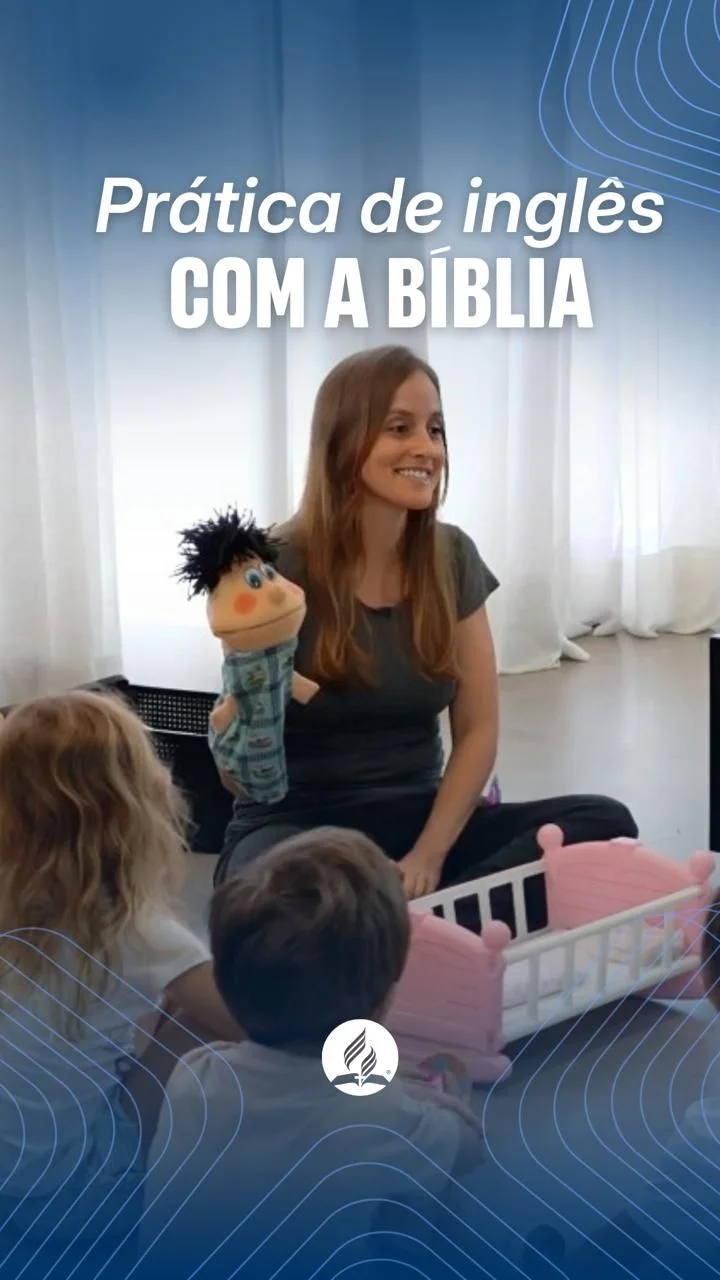 Crianças aprendem sobre a Bíblia enquanto praticam inglês! O que começou como um projeto familiar cresceu, envolveu mais pessoas e passou a impactar a comunidade. ‍‍‍ Quer saber mais? Comente NOTÍCIA para receber o link...