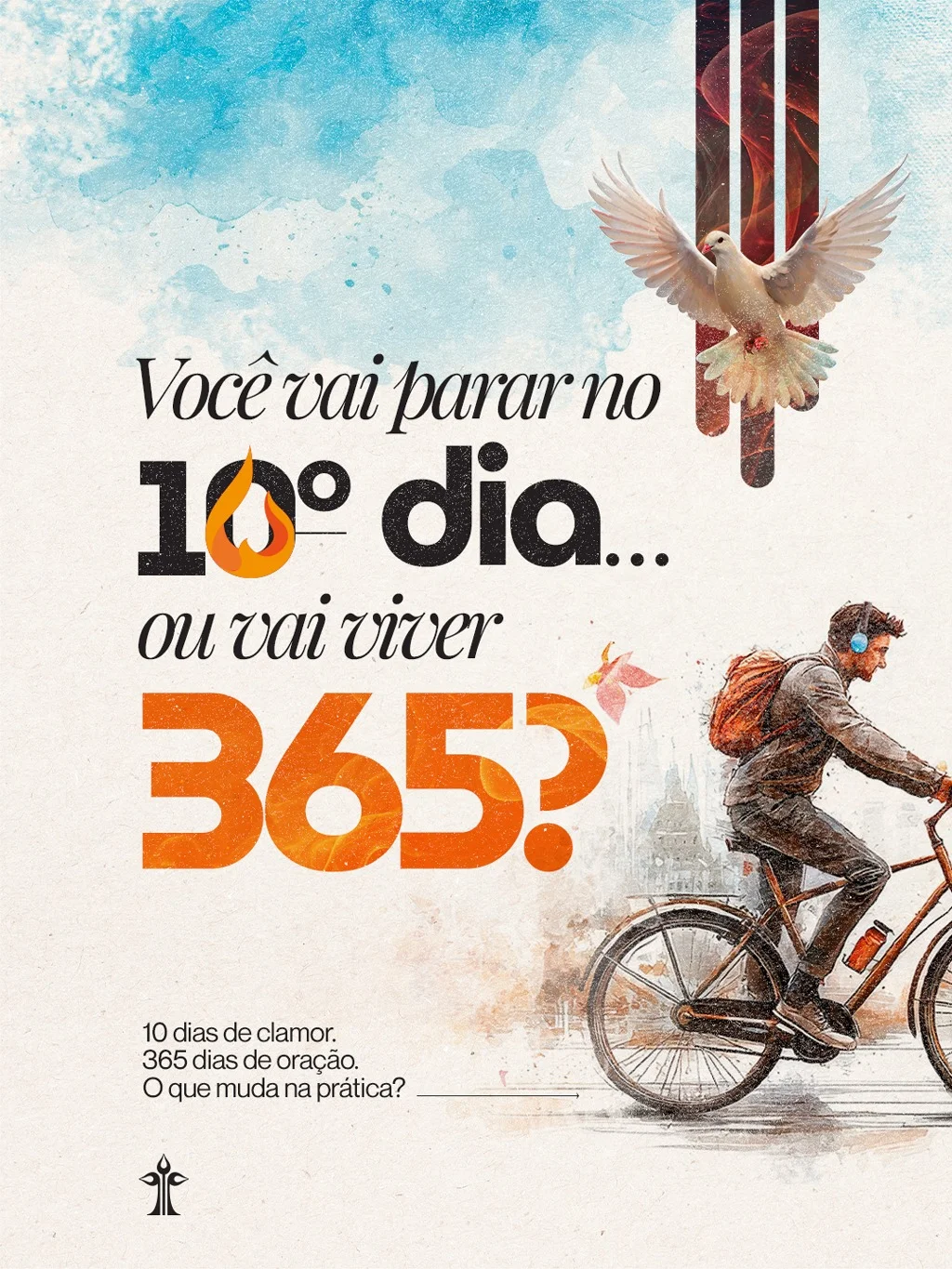 Durante os dias 19 a 28 de fevereiro, você vai parar no 10º dia ou vai transformar o clamor em estilo de vida? Muita gente vive 10 dias intensos e depois volta no automático. Mas o que Deus começa em nós nesses dias não...