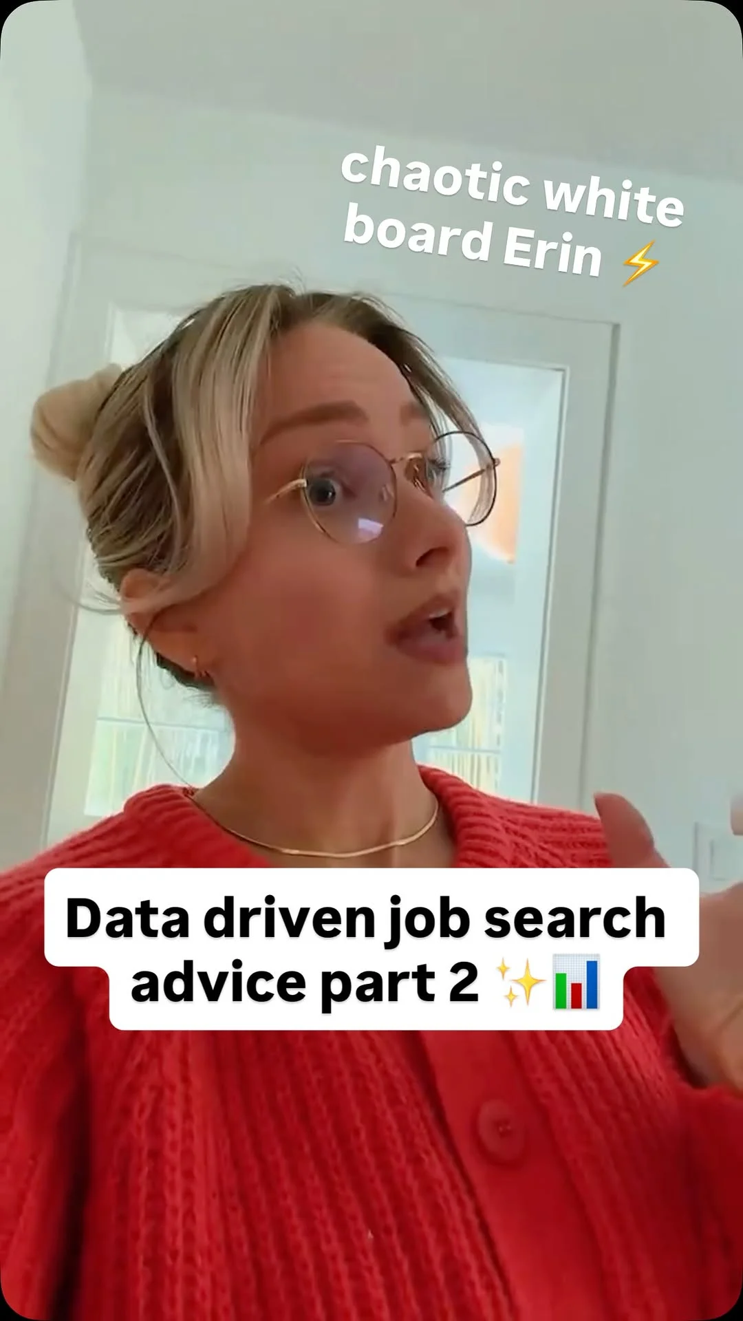 PART 2 ⚡️ Data-driven job search advice from your friendly neighborhood career expert This is NOT my typical content lol but y’all asked to see chaotic whiteboard Erin, so I must oblige! ✏️ type “BOOK” to pre-order my b...