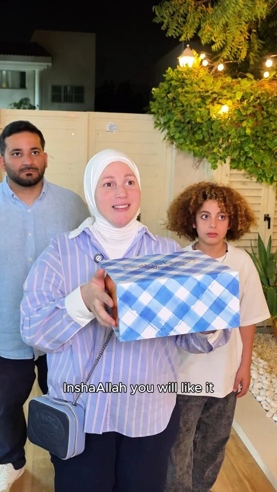 Can't believe they did this to me! I was happy to get my aunt a customised box from @bathandbodyworksarabia #touchofgold