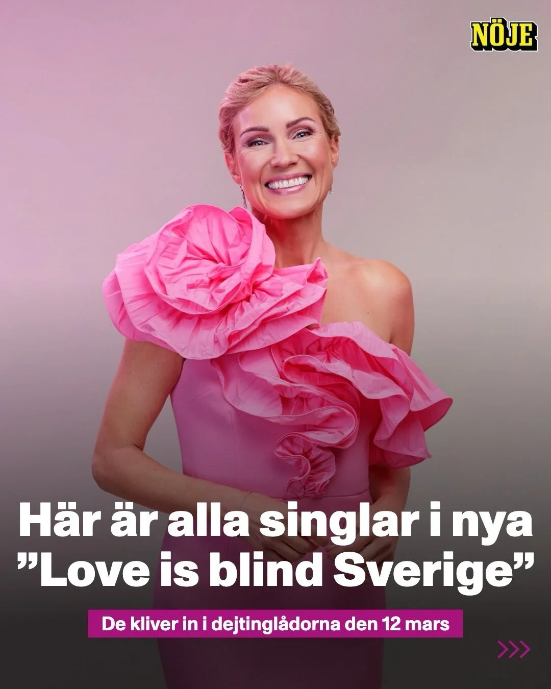 Netflix presenterar en helt ny uppsättning modiga singlar som söker kärleken i ”Love is blind Sverige”, säsong tre, med global premiär den 12 mars. Även denna säsong är Jessica Almenäs programledare. Swipea i bildspelet...