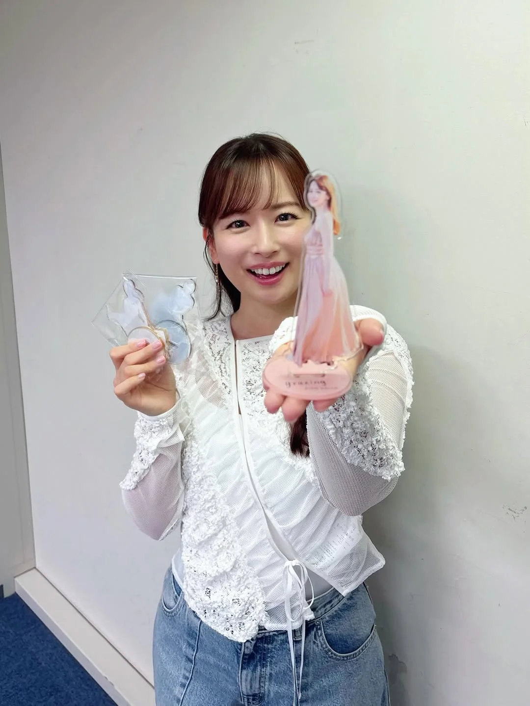 ❤︎ イベントでお渡しするアクスタ！ 東京会場はピンクでした 名古屋と大阪は…それぞれ当日のお楽しみ