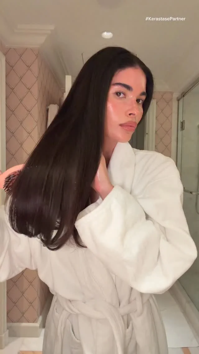pov: you incorporated the genesis hair serum from @kerastase_official and now your hair looks like this #KerastasePartner #KerastaseUSA ad