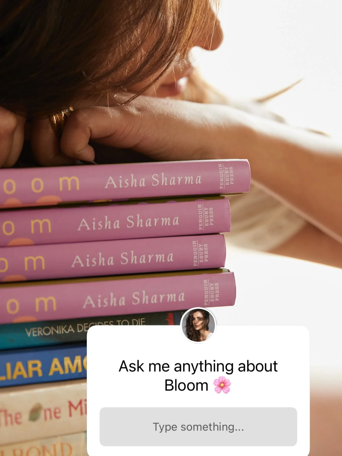 Today’s Q&A on Bloom 🌸

You asked questions that made me pause, reflect, and smile .

– What word summarizes the book?
– Why is it a slow burn?
– Which book has stayed with me the most?
– What made me become a writer?

Thank you for being part of this journey with me 🤍

Bloom releases February 27 🌼