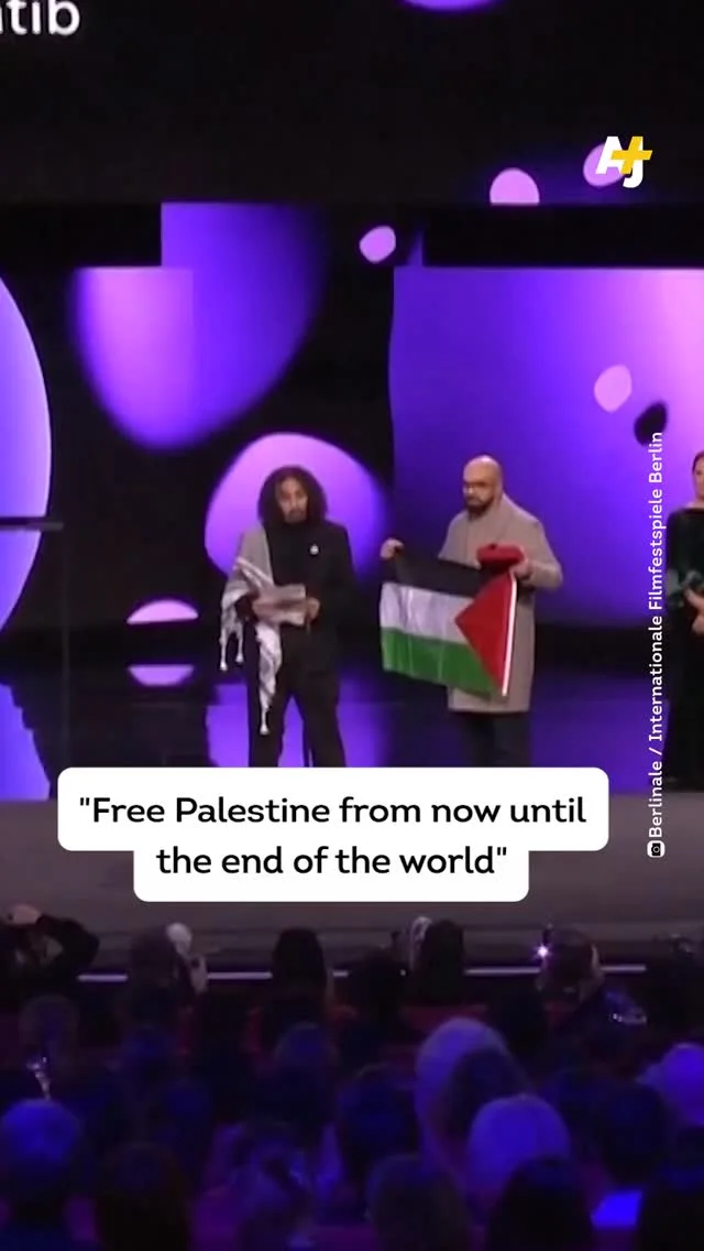 Syrian Palestinian film director Abdallah al-Khatib won a prize at a film festival in Germany ... and he used his platform to call out German complicity in Israel’s genocide in Gaza.⁣ ⁣ #Gaza #Germany #Genocide #Israel...