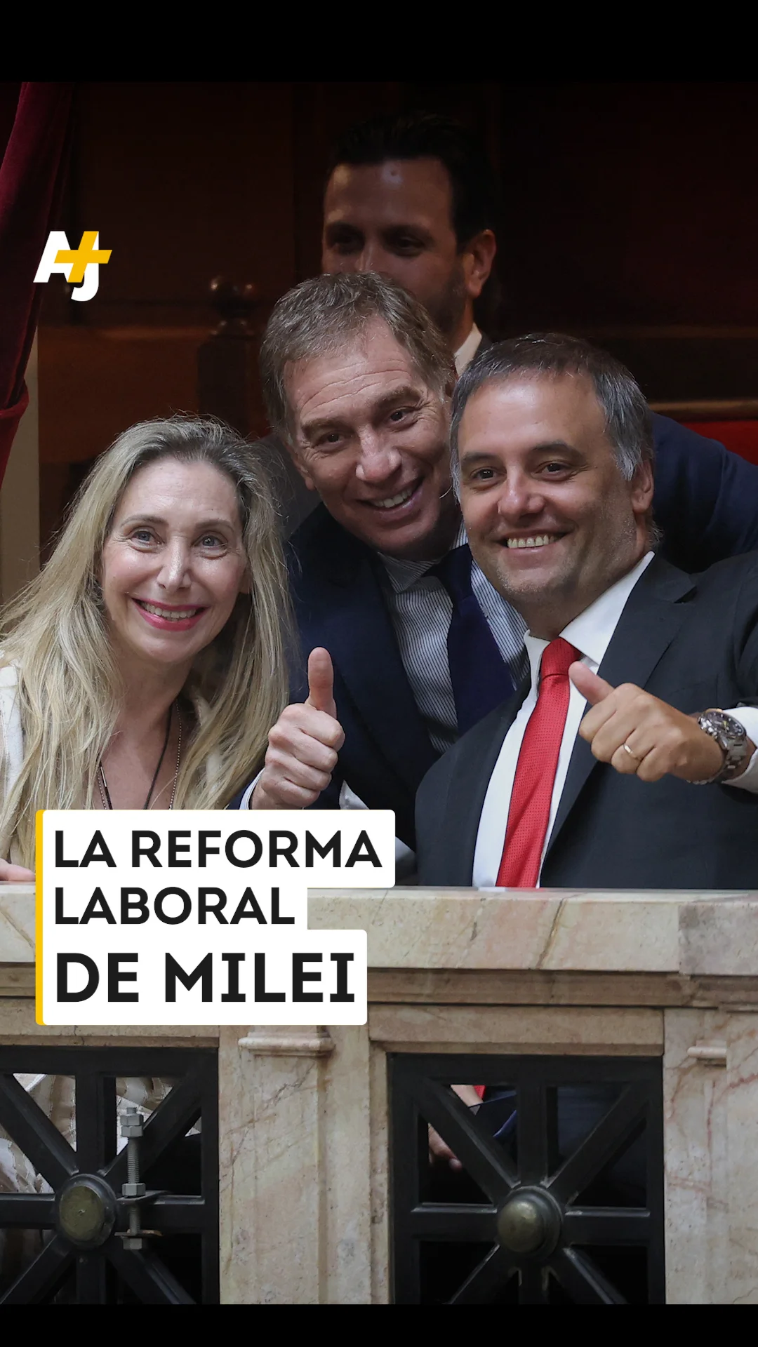 “Están pactando la entrega más grande en los últimos 70, 80 años de la Argentina”, explicó una de las manifestantes contra la reforma.⁣ ⁣ En Argentina se aprobó una reforma laboral que desmantela derechos históricos, mi...