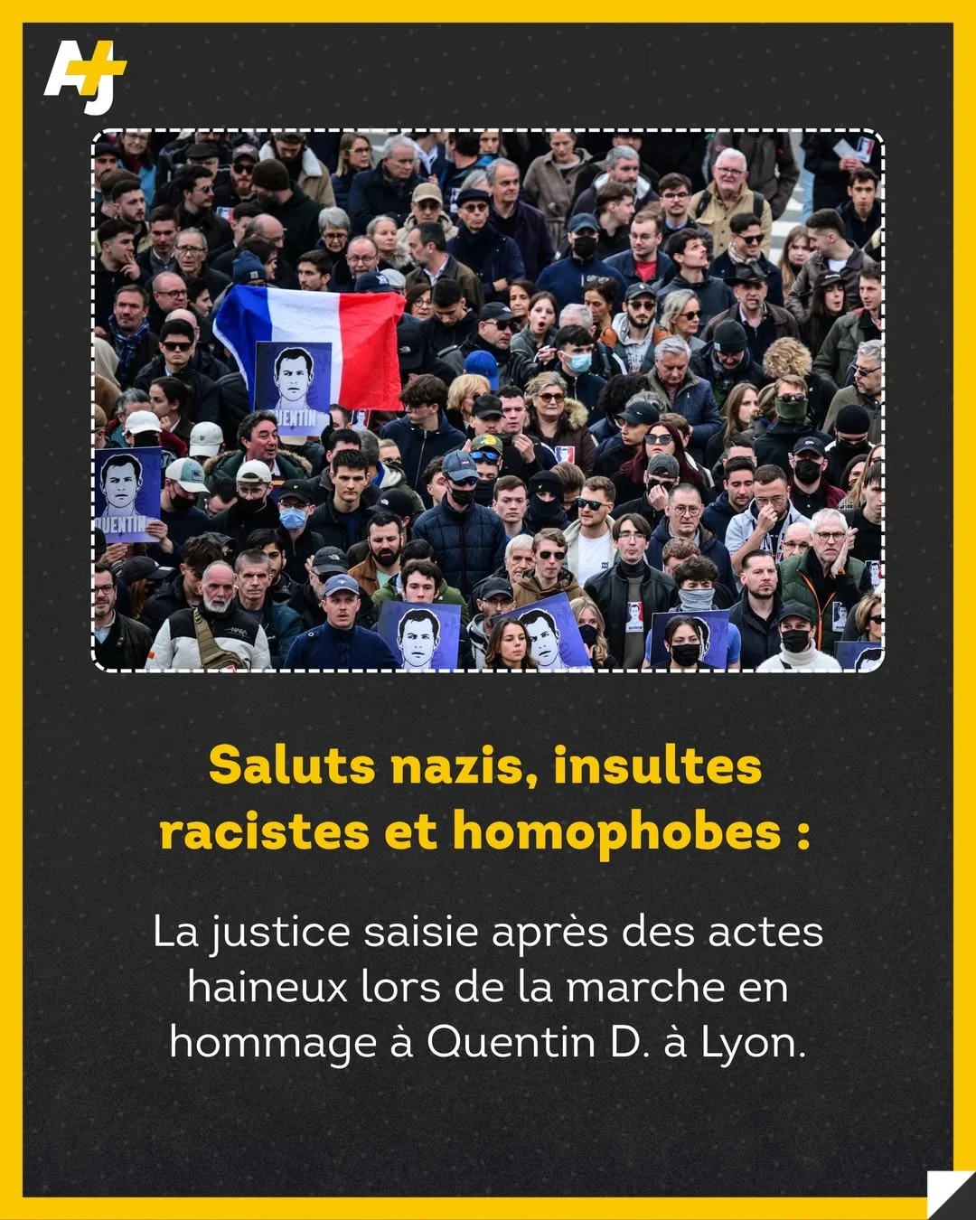 Saluts nazis, insultes homophobes et propos racistes tels que “à bas les bougnoules” ou encore “sale race” ont marqué la marche organisée samedi 21 février à Lyon en hommage à Quentin Deranque, militant d’extrême droite...
