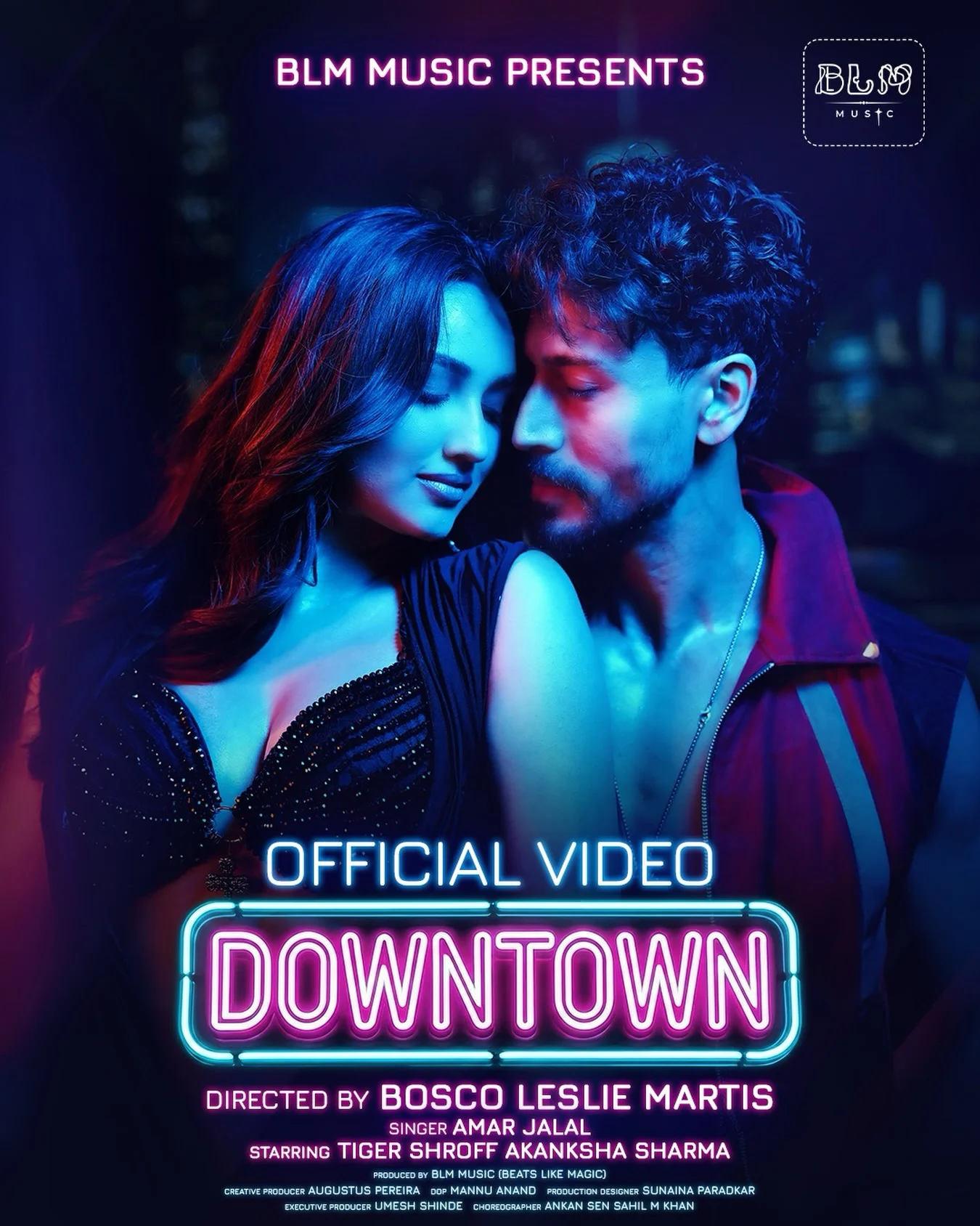 The fireman has officially arrived DOWNTOWN the official music video is live! Link in bio @tigerjackieshroff @boscomartis @akanksharmaa @amar_jalal @chaayaankan @gulnaazzkhan @auggypereira @vijaya_kriti @teenaproduction...