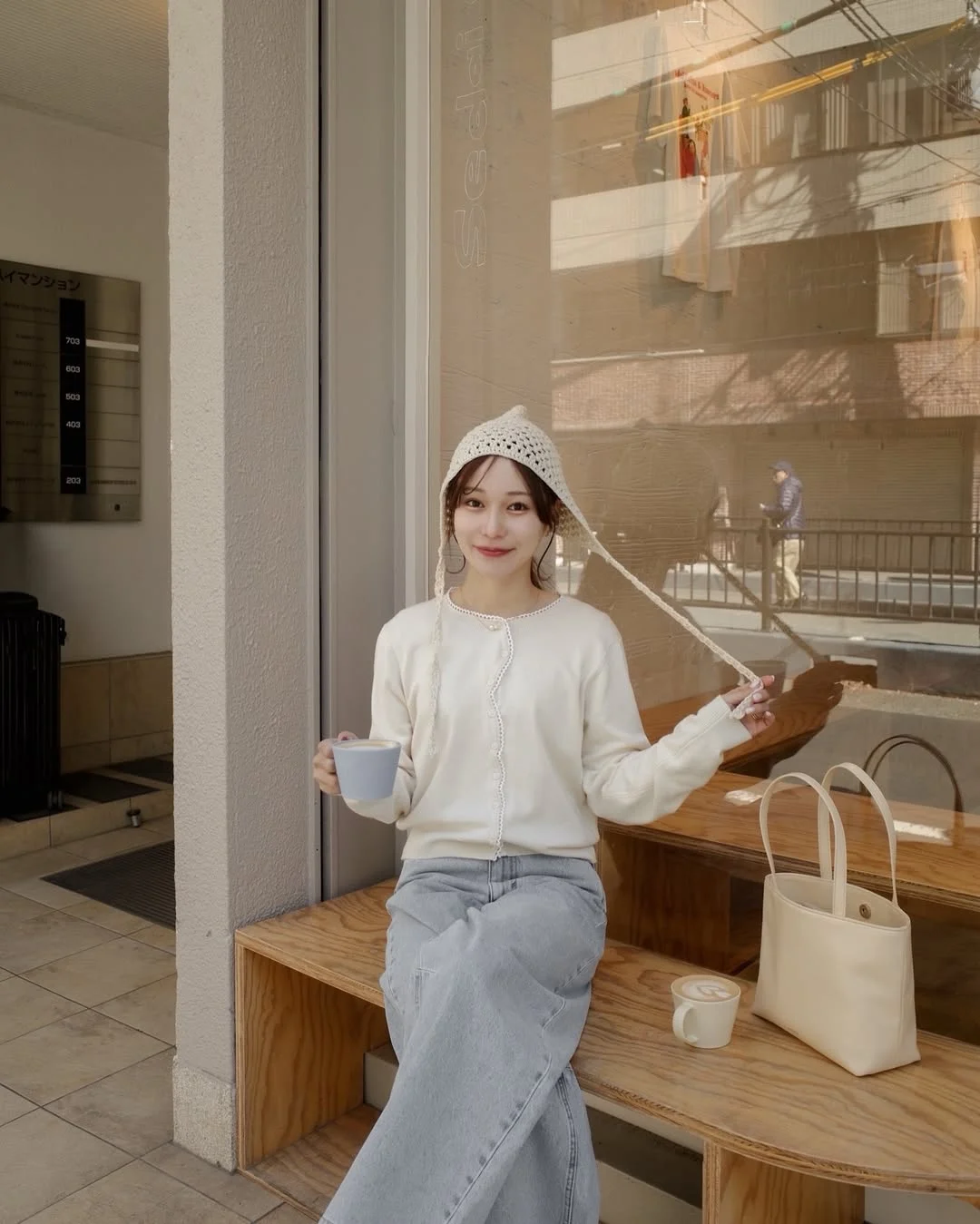 沢山着れる春カーディガン ⁡