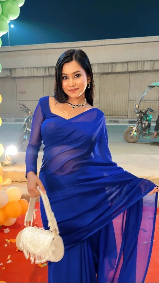 ৩০০ টাকারও কমে Bollywood style chiffon saree Comment Link For Link❤️