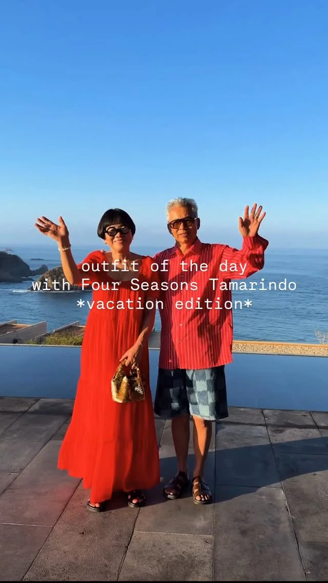 A change in scenery but not in style. Outfit of the day, vacation edition with @fstamarindo ✨ #FourSeasonsPartner