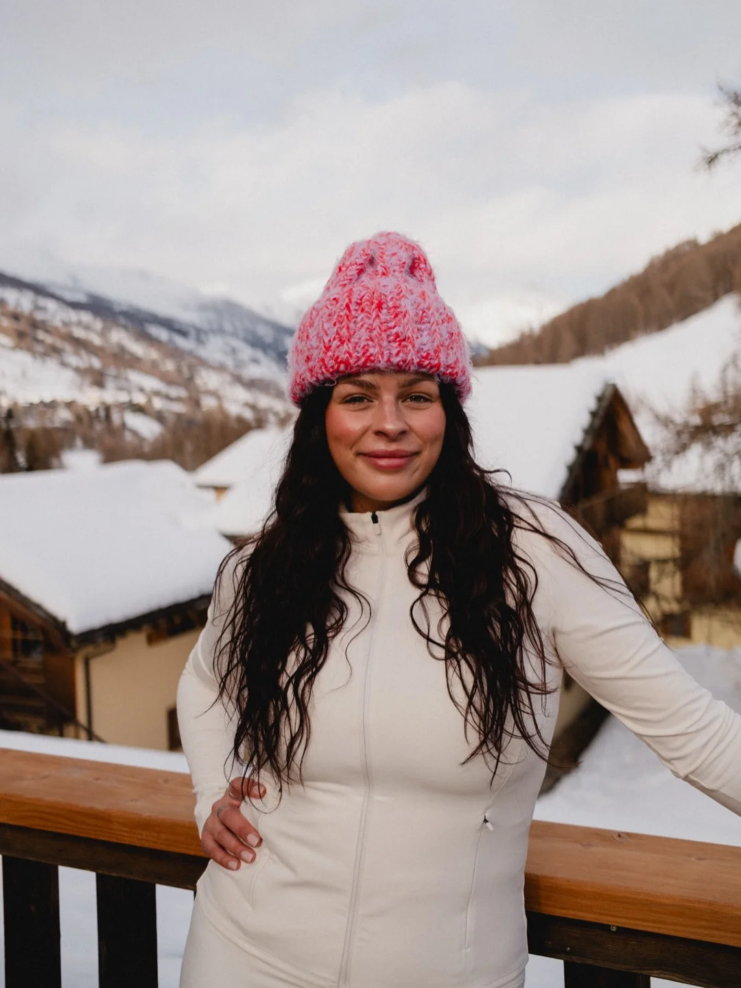 C’est ça, j’me suis pas encore remise des alpes en fait.