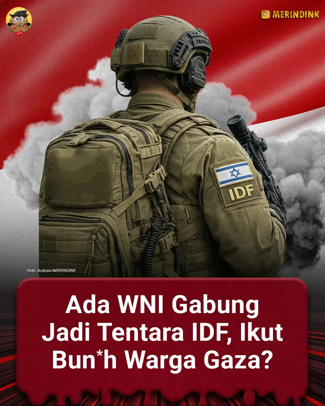 Seorang pemuda asal Indonesia dilaporkan bergabung dengan tentara Israel. Fakta ini terungkap dari data resmi IDF yang dirilis atas permintaan LSM Hatzlacha. Namun, identitas lengkap pemuda tersebut tidak diungkapkan. L...
