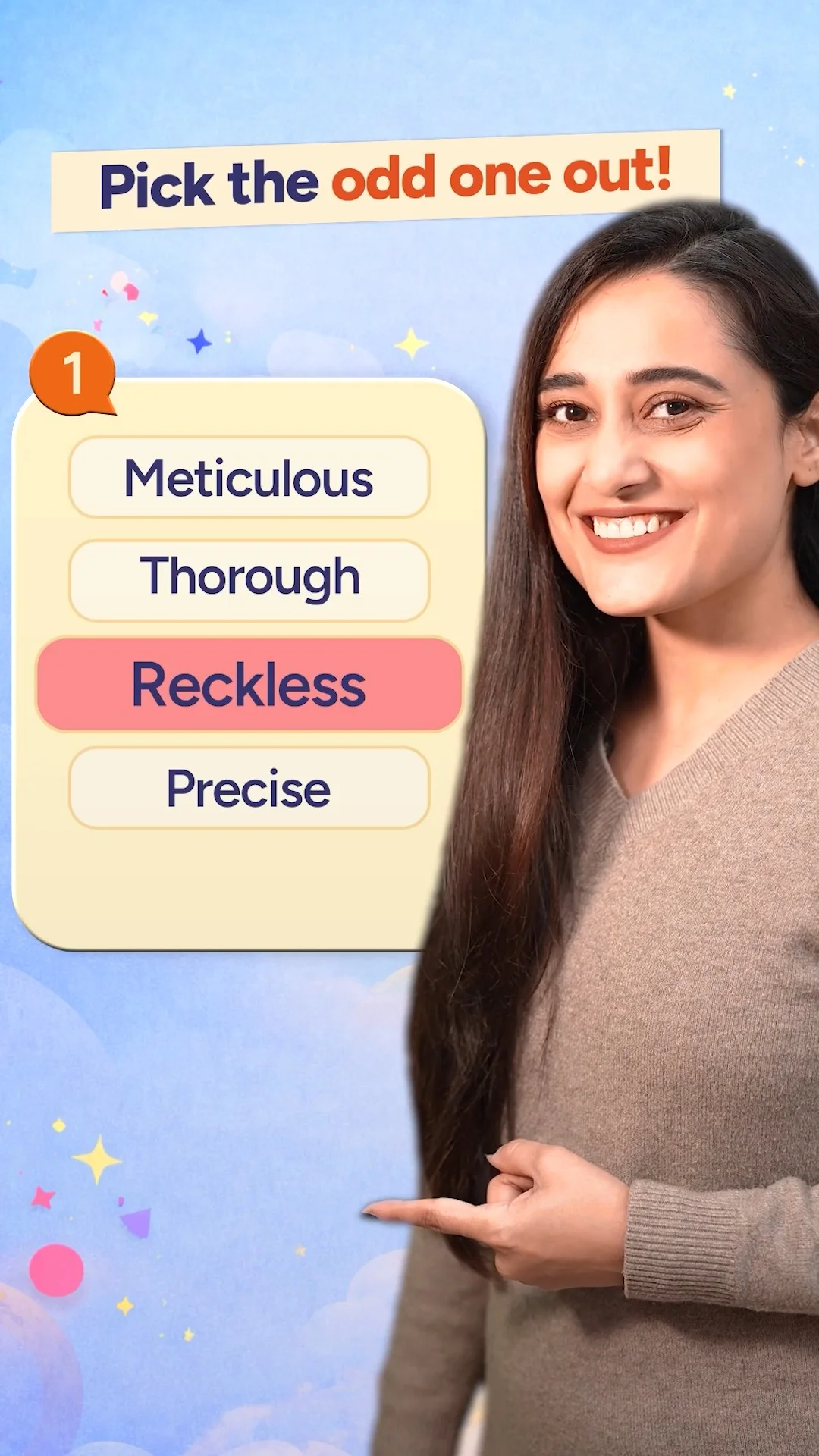 If you get all correct, your English is awesome!