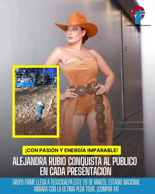La reconocida artista Alejandra Rubio deslumbró en el departamento de Yoro, donde su presencia no pasó desapercibida y rápidamente se robó todas las miradas. Con un estilo impecable y una energía arrolladora, Alejandra conectó de inmediato con el público, que la recibió con aplausos y muestras de cariño durante su presentación.

La visita de Alejandra Rubio reafirma el gran momento que vive en su carrera musical consolidándose como una de las personalidades más influyentes del espectáculo nacional.
#fblifestyle