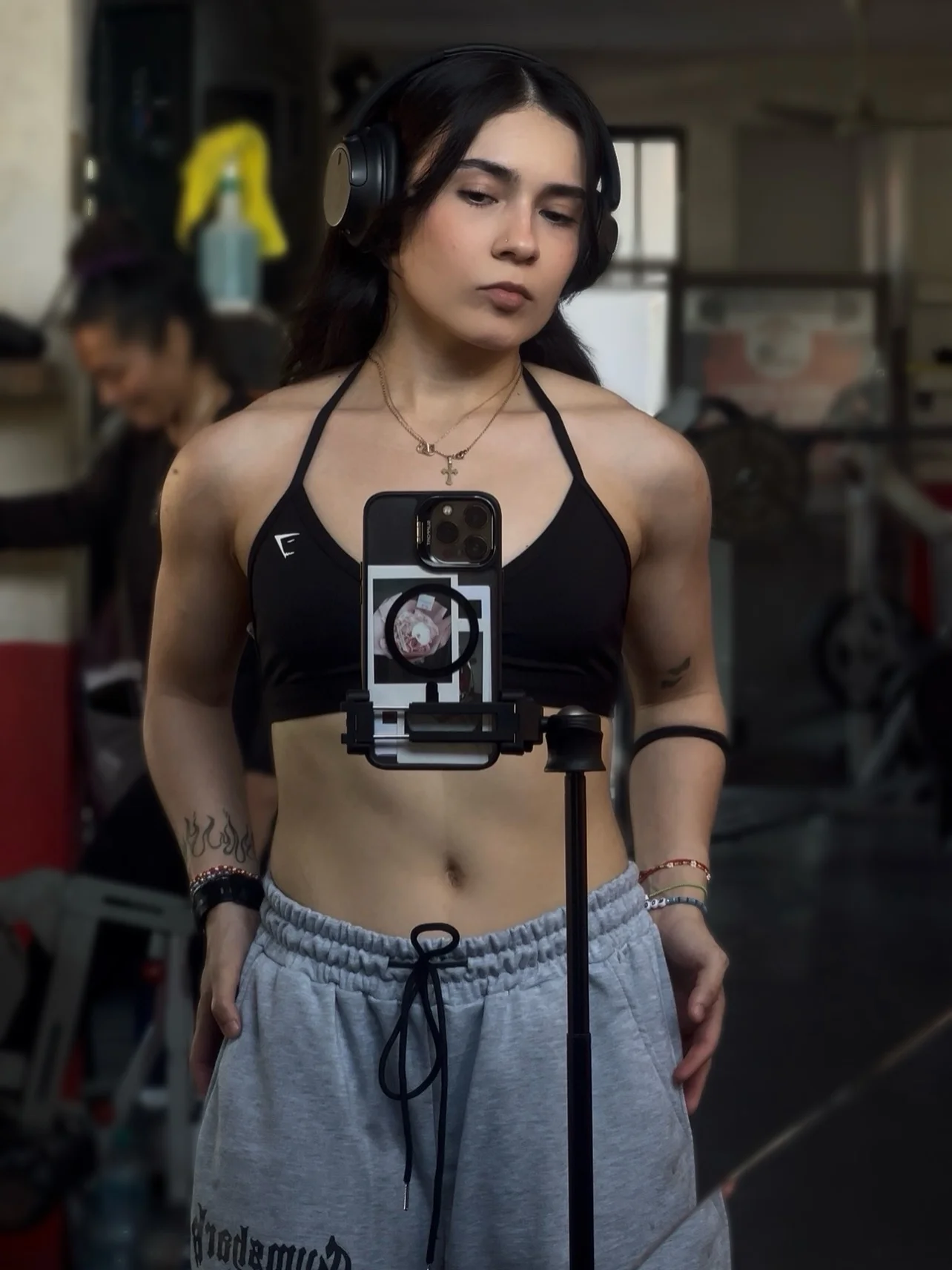 La liga ahí significa que… se me olvidó peinarme pa' entrenar‍ #fypシ #lifestyle #gymgirl #gymmotivation