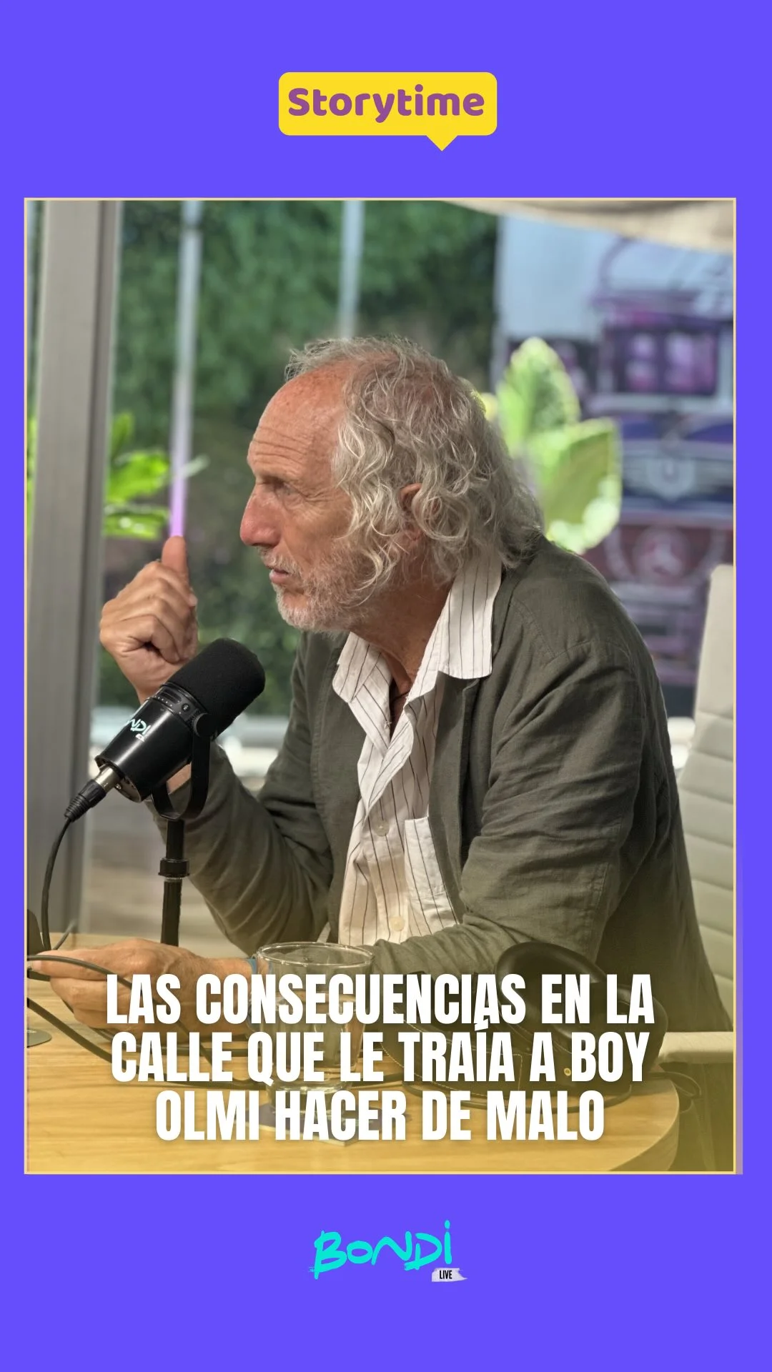 LAS CONSECUENCIAS EN LA CALLE QUE LE TRAÍA A BOY OLMI HACER DE MALO De lunes a viernes sumate a #STORYTIME a partir de las 14hs con @denise_dumas @alemaglietti @caromolinariok