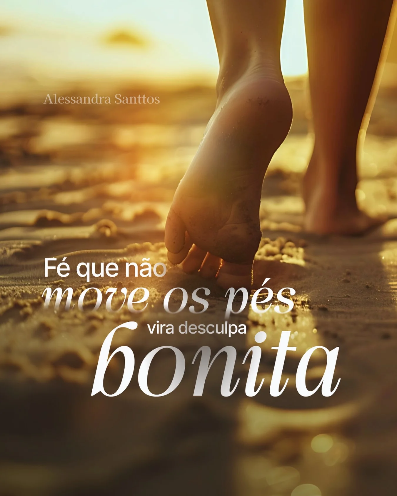 Pode incomodar, mas precisa ser dito: fé que não move os pés vira desculpa bem vestida, perfumada de virtude. Fé de verdade faz andar. Faz decidir. Faz ter coragem de desmanchar uma história inteira e começar outra, se...