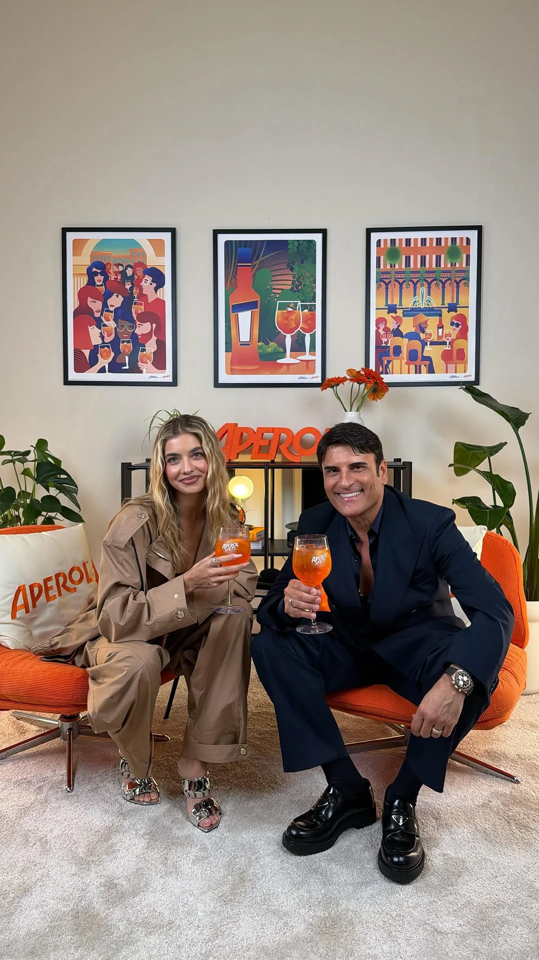 #adv Quando prometti devi saper affrontare anche i temporali. Parola di @saldavinciofficial . @aperol.italia #drinkresponsibly