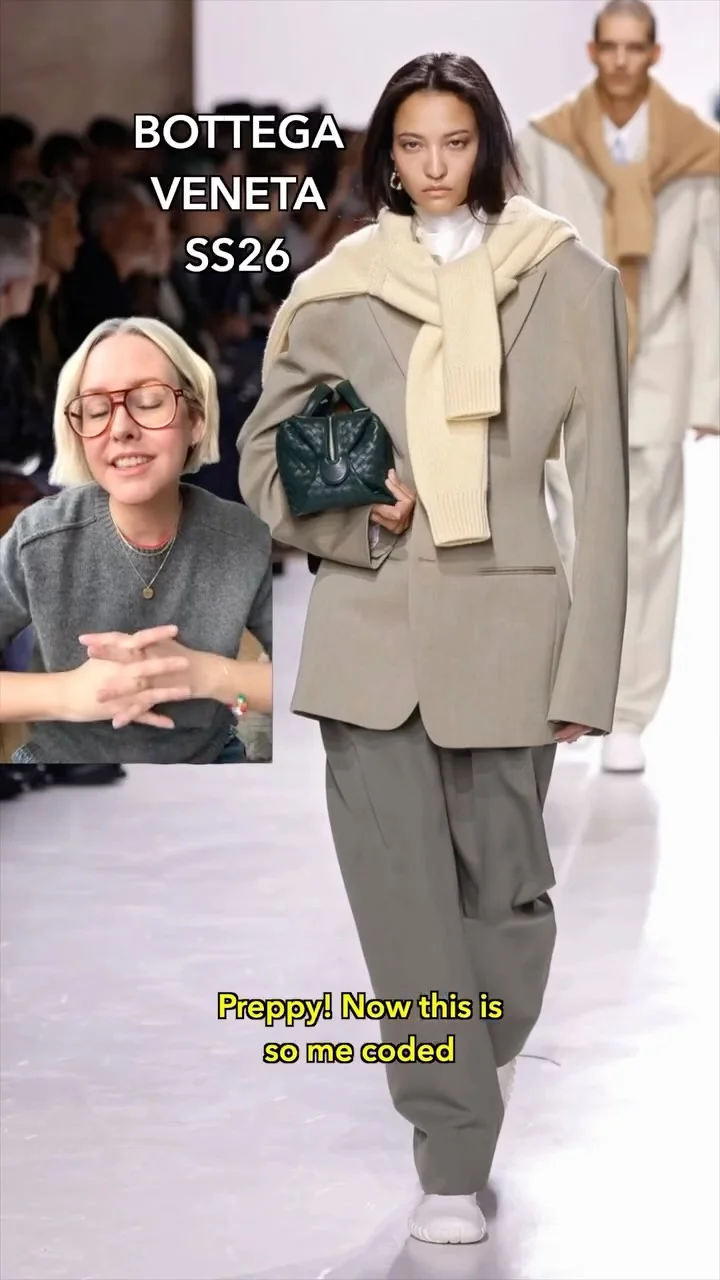 A few spring trends I’m thinking about but in a practical, accessible way. Polka dots: I’d do accessories rather than head to toe Preppy: think classics like shirts, suiting, sweaters over the shoulders - but perhaps in...