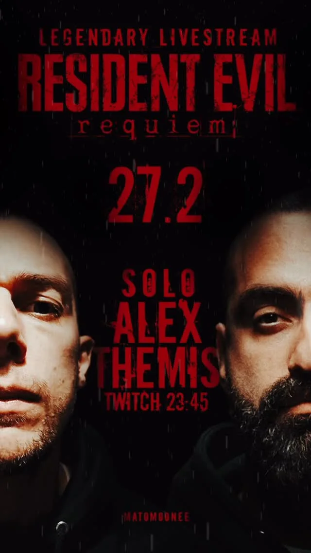 Έφτασε η ώρα! ΧΩΡΙΣ ΤΟΝ ΣΑΚΗ να τους βοηθάει, ο ΑΛΕΚΟΣ και ο ΘΕΜΗΣ θα παίξουν το μεγαλύτερο horror παιχνίδι της χρονιάς! Την Παρασκευή 27/2 στις 23:45 θα δείτε ένα livestream ΕΠΙΚΩΝ διαστάσεων! Κάντε αυτούς τους δυο εικ...