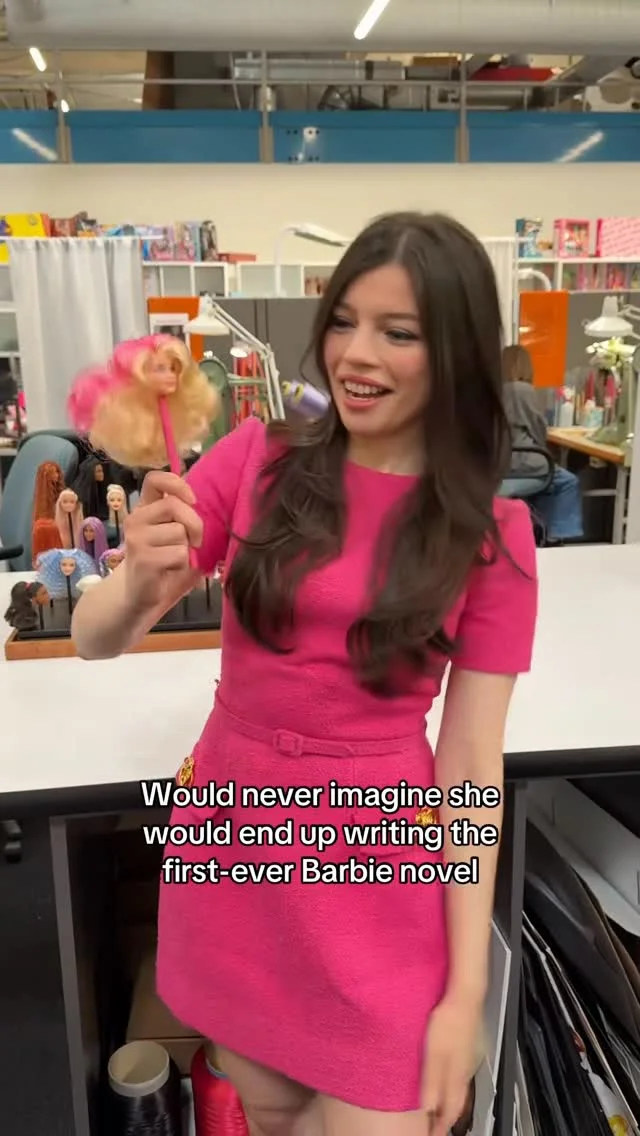 Preorder BARBIE: DREAMSCAPE anywhere now to get the first printing stenciled edges in Barbie’s signature pink! #books #bookstagram