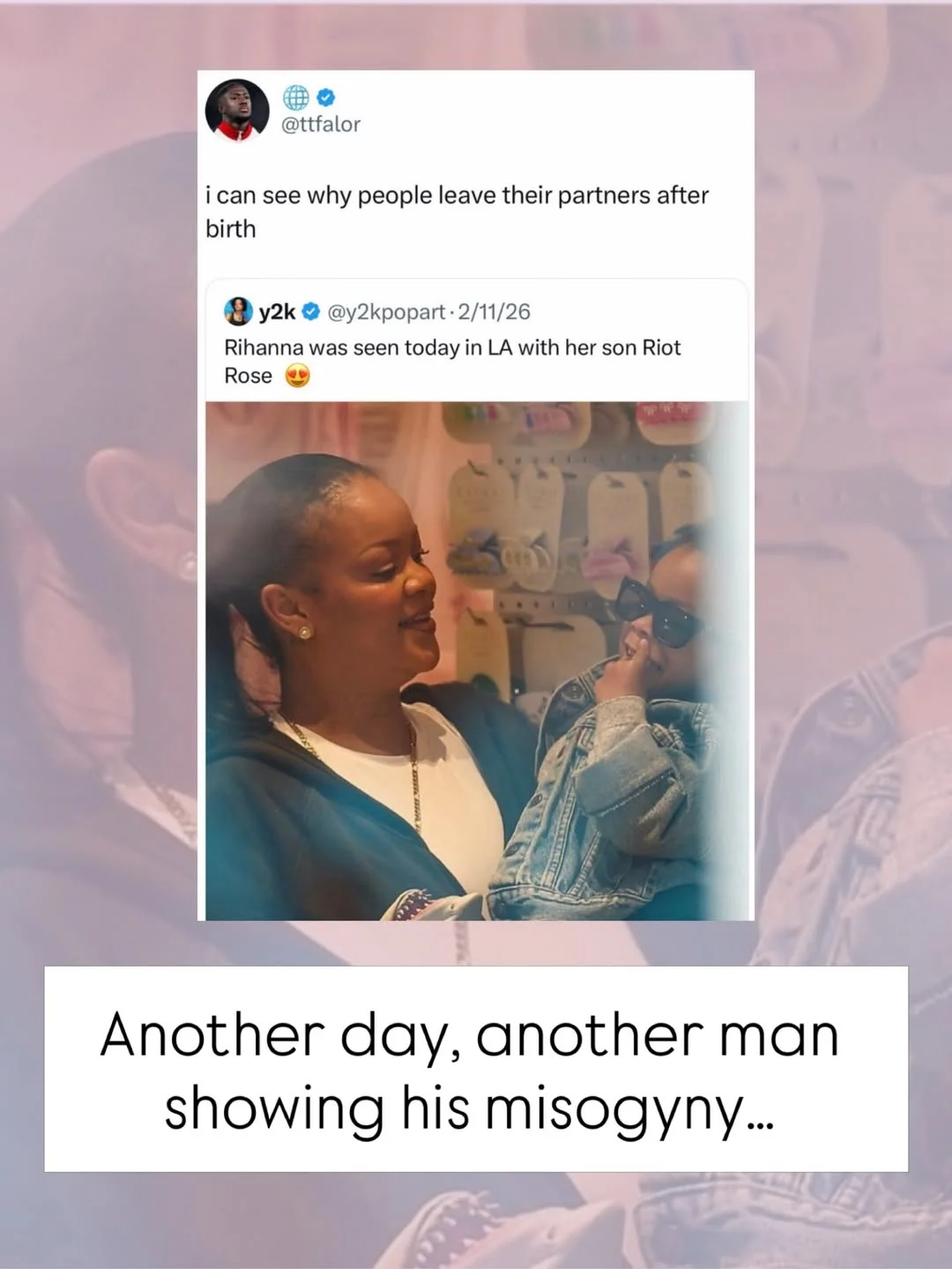 Didn’t know there was going to be a part 2 to this Rihanna photo but here we are…