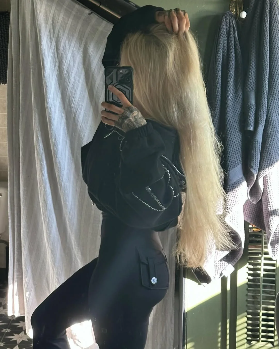 All black outfit today