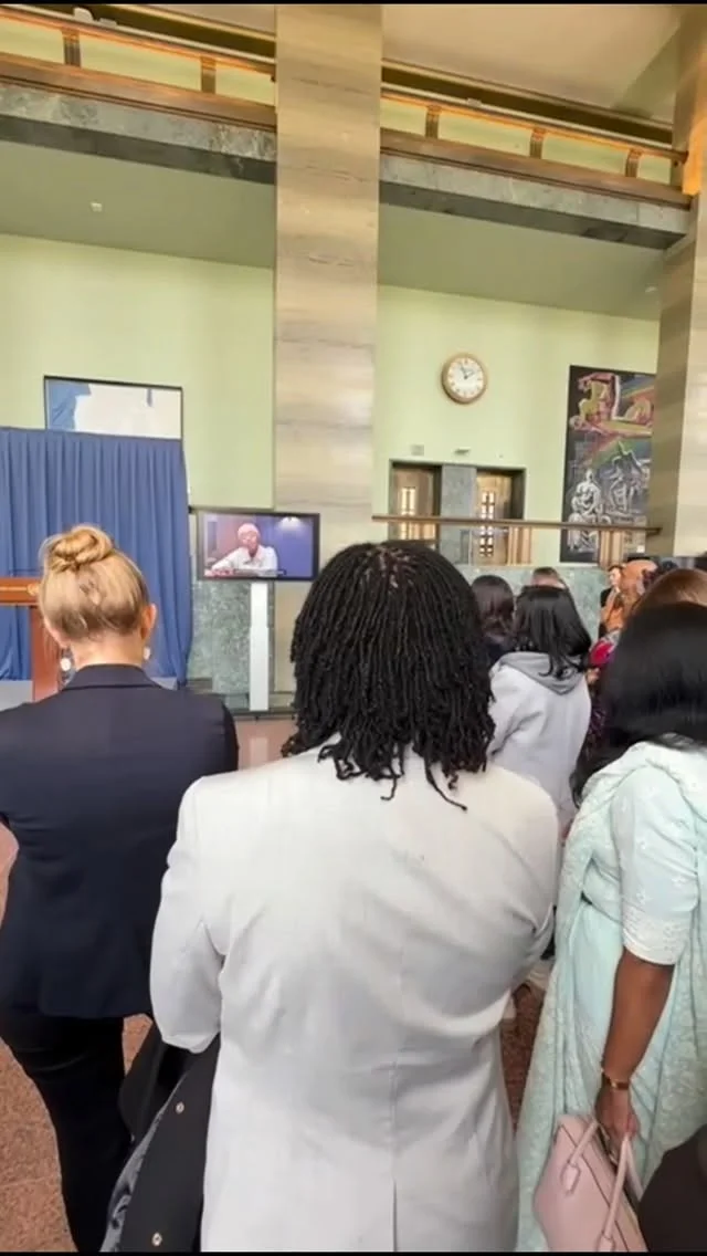 I could not be physically present, but my voice travelled where my body could not. Seeing this moment my message playing in the room as we mark 45 years of CEDAW @un.cedaw, moved me more than I expected. To speak into a...