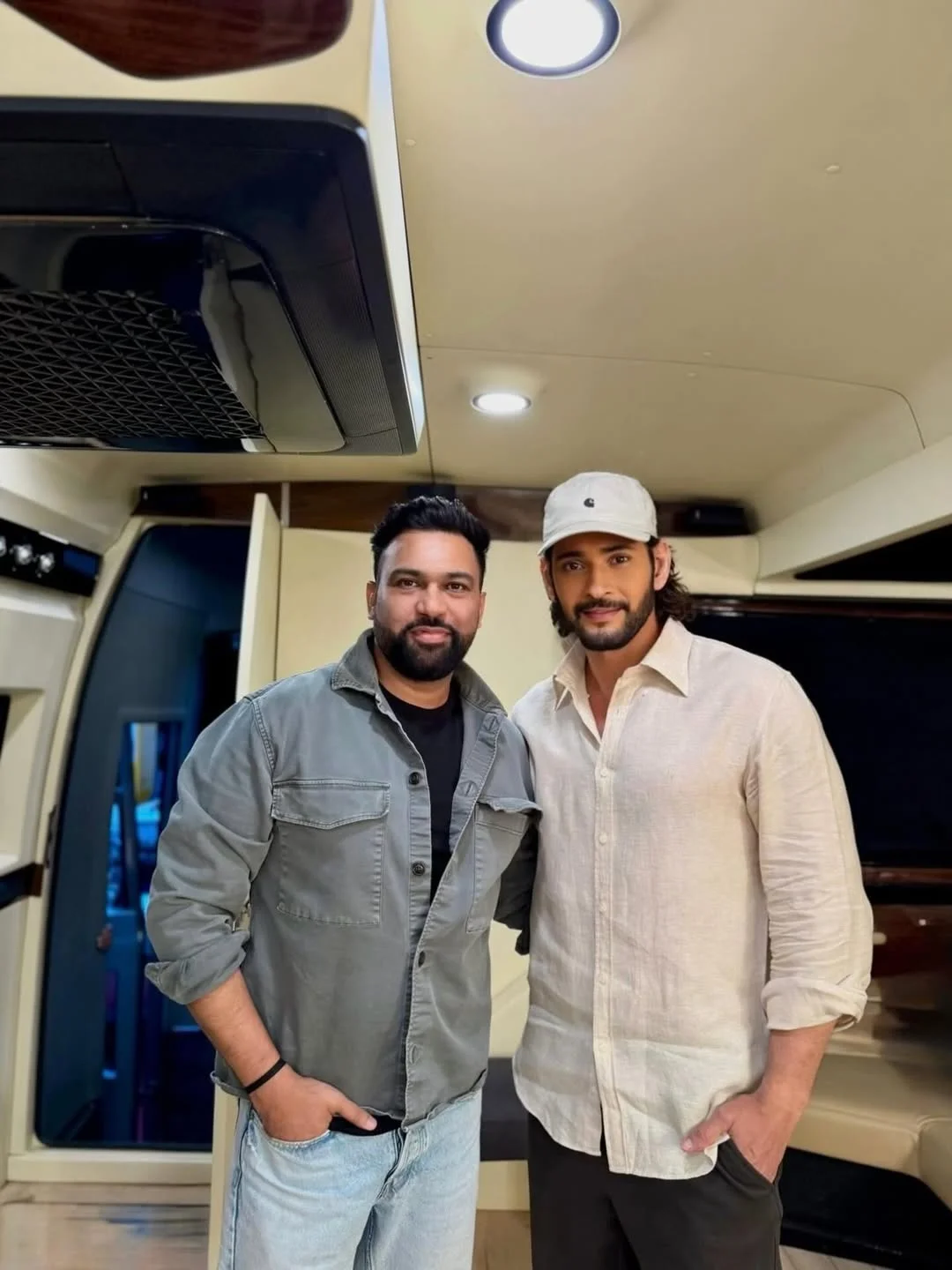 What a delightful day spent @urstrulymahesh — great conversations, great energy. Keep shining bright, Mahesh Babu ✨