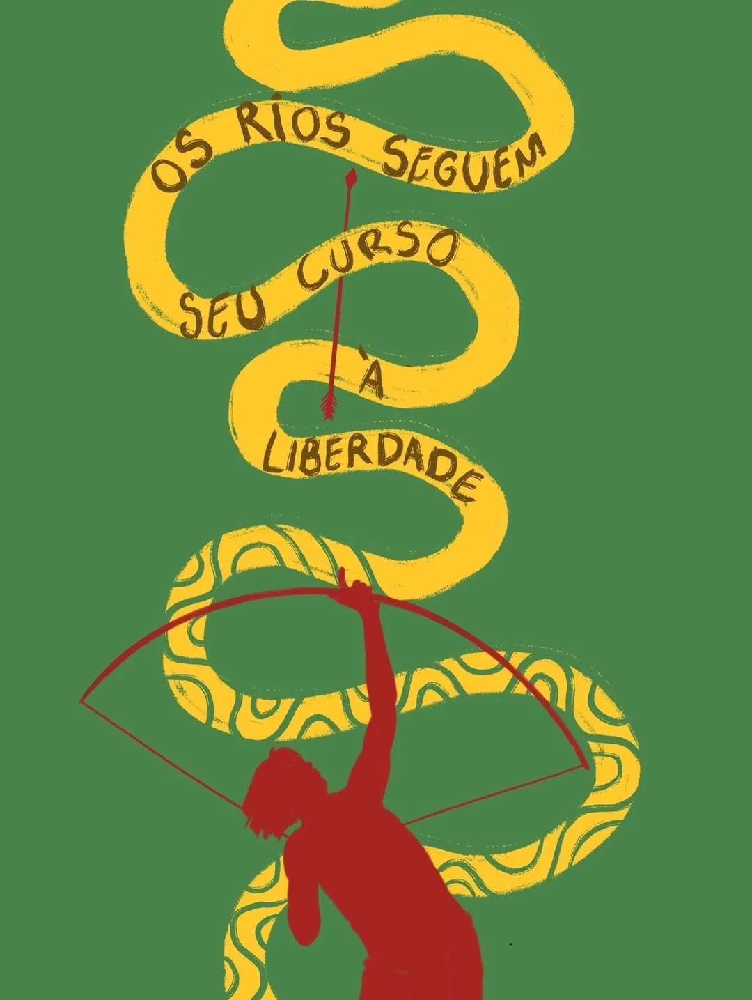 Arte de: @murilosavage Vitória indígena! Após 33 dias de ocupação e denúncia das violações de direitos dos povos tradicionais como a ausência de consulta prévia, livre, e informada dos povos que dependem do rio para viv...