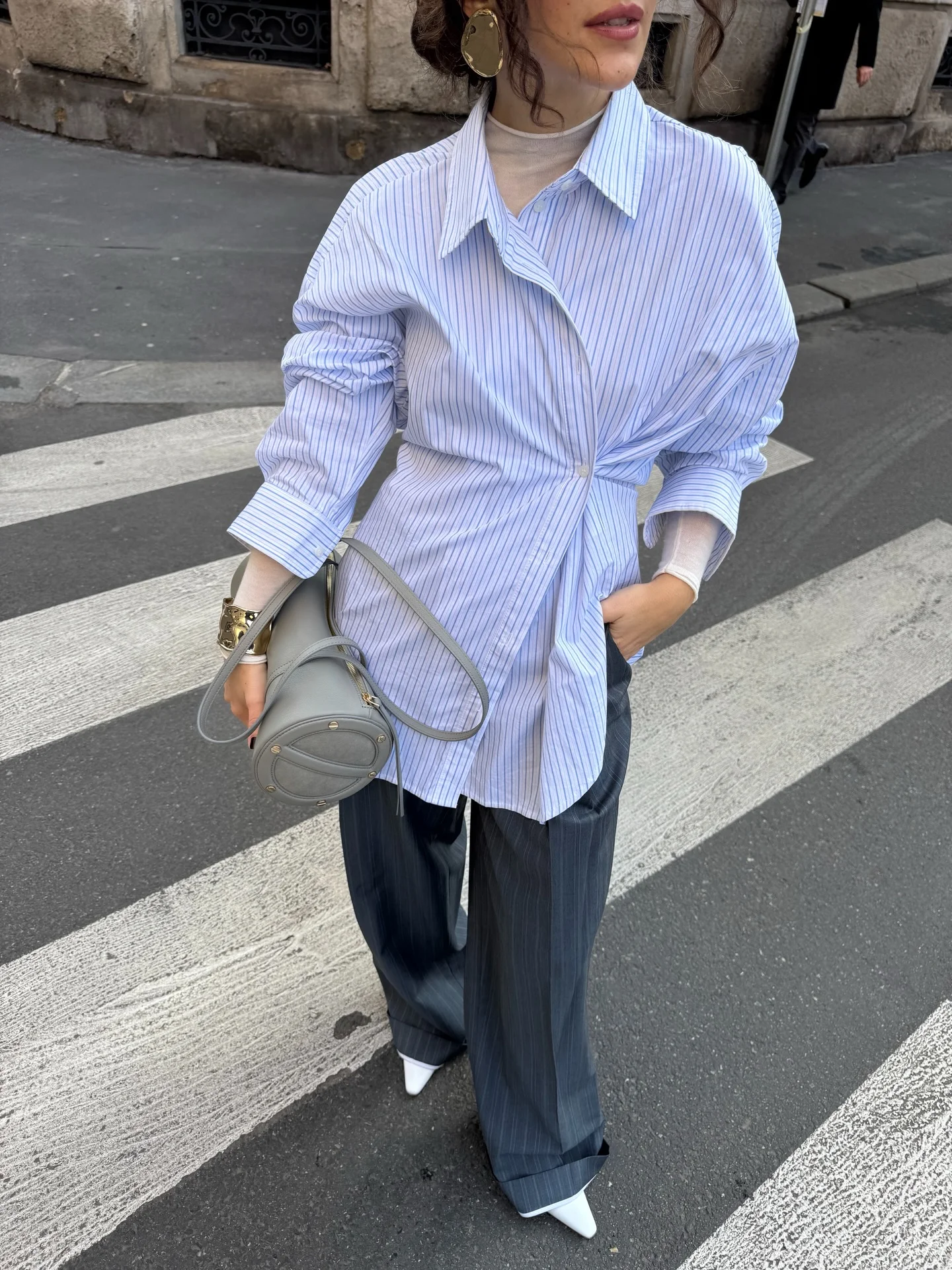 L’ultima è decisamente la mia preferita #mfw #MilanFashionWeek #borbonese #MFWStreetStyle