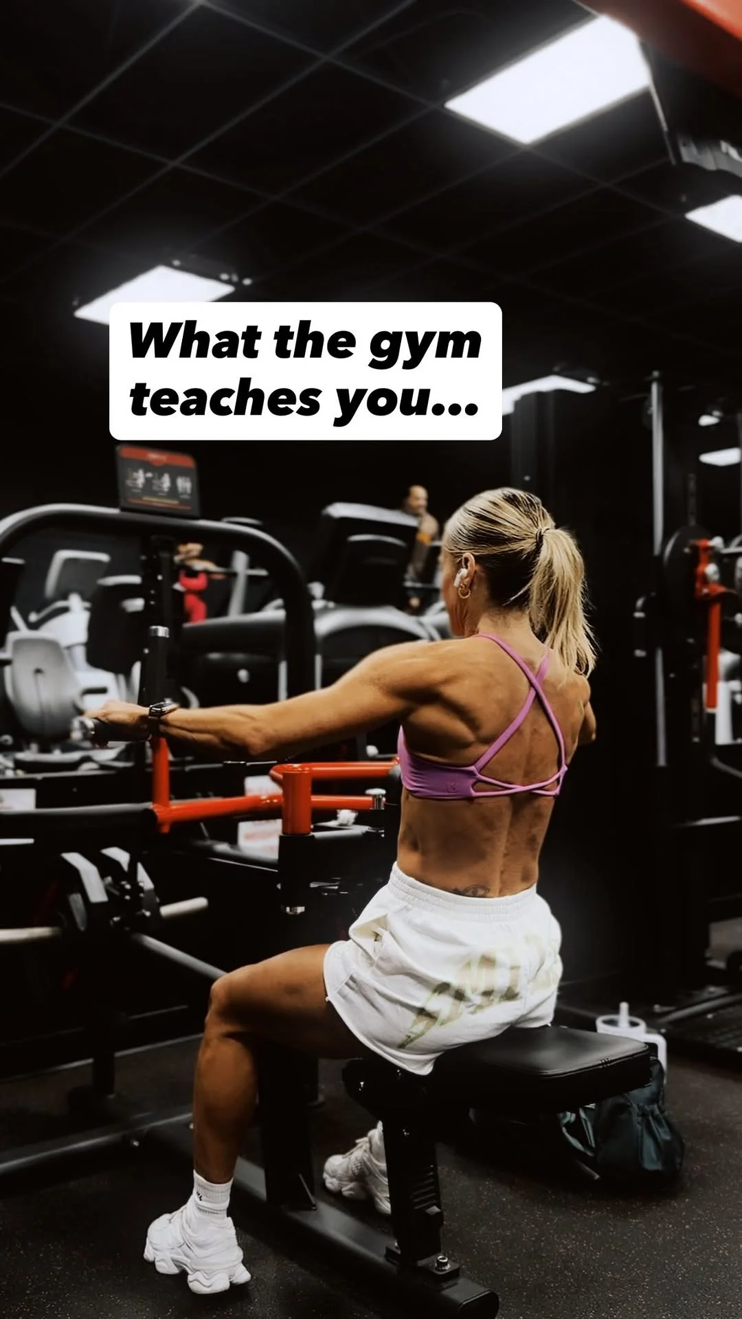 You are the sum of your habits! Age 52. Locked in. Today’s Back/biceps: Neutral grip pullups ￼3 x max Wide grip pull downs 3x8-10 T-bar Rows 3x8-10 Seated Rear delt pulls 3x10-12 Single arm machine row 3x8-10 each arm S...