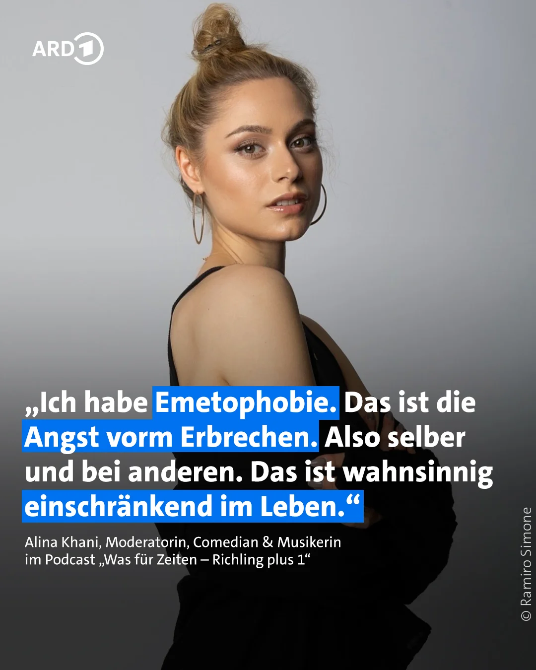Eine Angst, über die kaum jemand spricht – die aber das Leben deutlich einschränken kann: Emetophobie. „Wir ziehen das jetzt durch“ sagt Alina Khani und erzählt im Podcast bei Mathias Richling, wie die „Angst vorm Erbre...