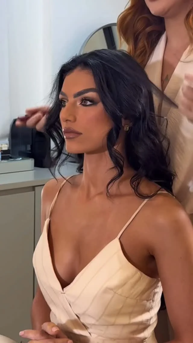 Vem pentear essa deusa comigo para o noivado dela ? Sempre com @ojoaquimprofessional