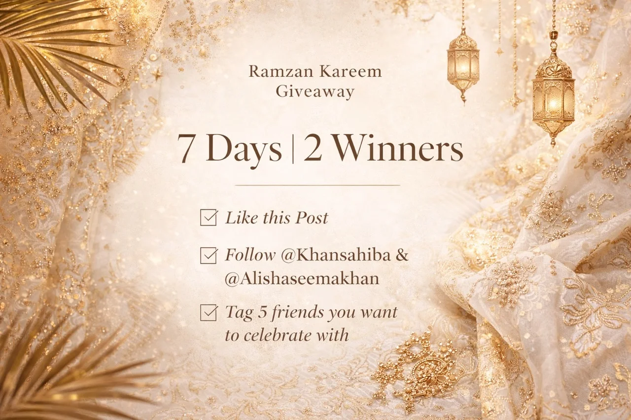 ✨ 7 DAYS | 2 WINNERS ✨ We’re turning up the celebration with our Grand Giveaway! For the next 7 days, we’re choosing 2 lucky winners to receive an exclusive outfit from our latest collection. Ready to win? Here’s how to...