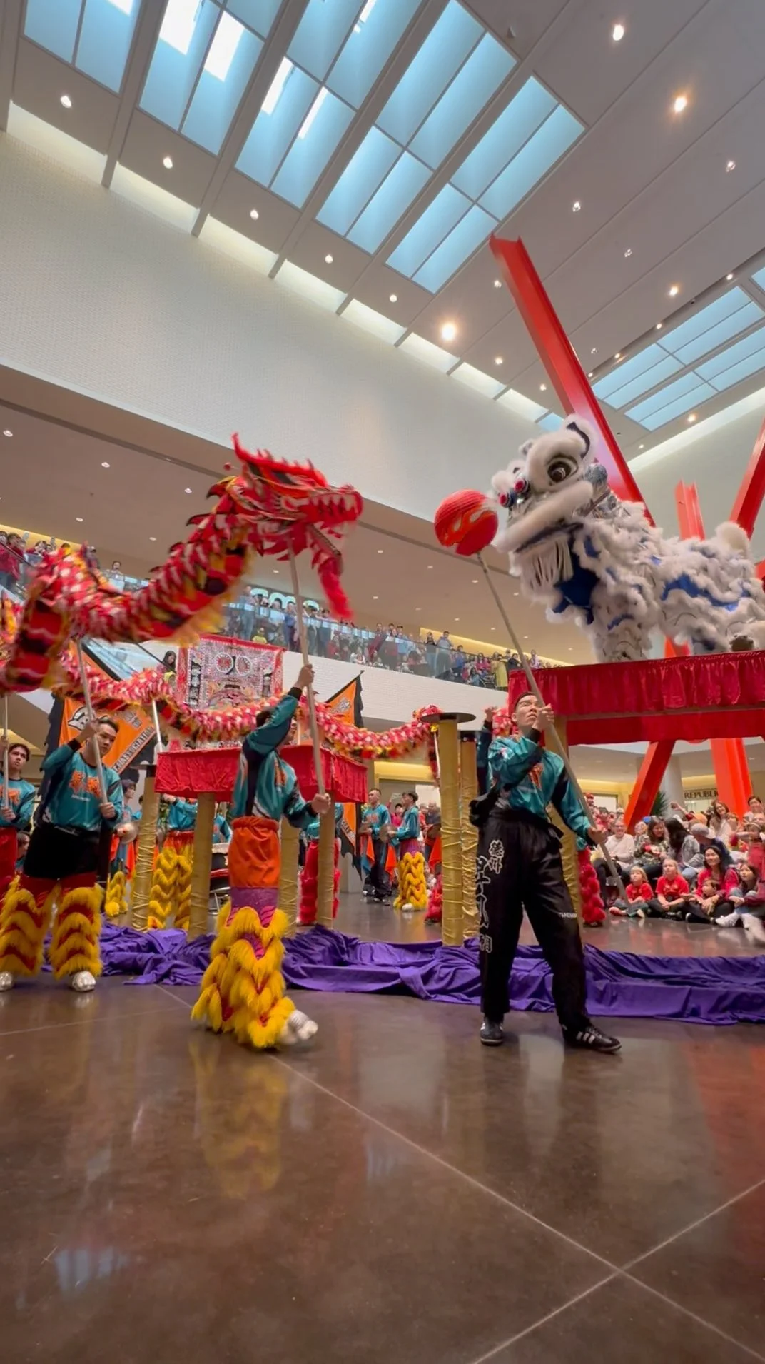 Tet is one of my favorite times of year Lions, dragons, baby lions, lucky man, drummers, cymbals, gongs: @risingphoenixtx IB: @sulheejessica