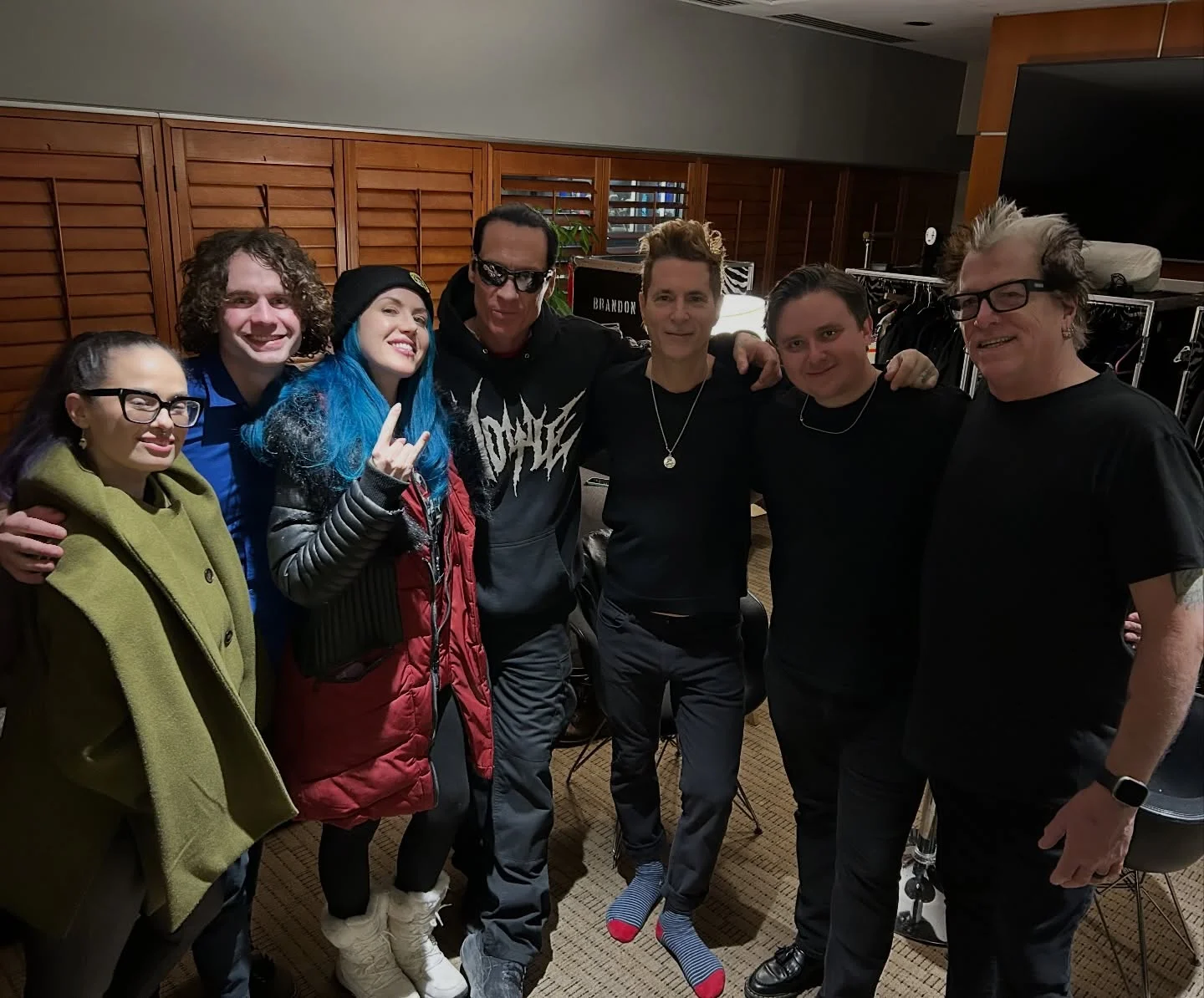 Absolutely epic night and incredible show! Really one of the most thoughtfully crafted concerts I've ever witnessed! If you have the chance to go see @offspring - do it! Loved seeing our bud @brandonpertzborn crushing i...