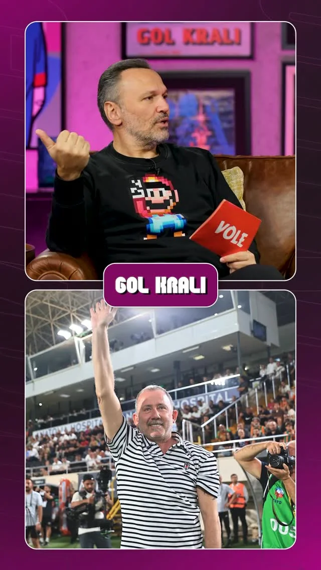 ⭐ Beşiktaş’ın yıldızı: Sergen Yalçın

🗣️ @alisunal: Sergen Yalçın futbola başladığı günden beri o sahadaki yıldız.