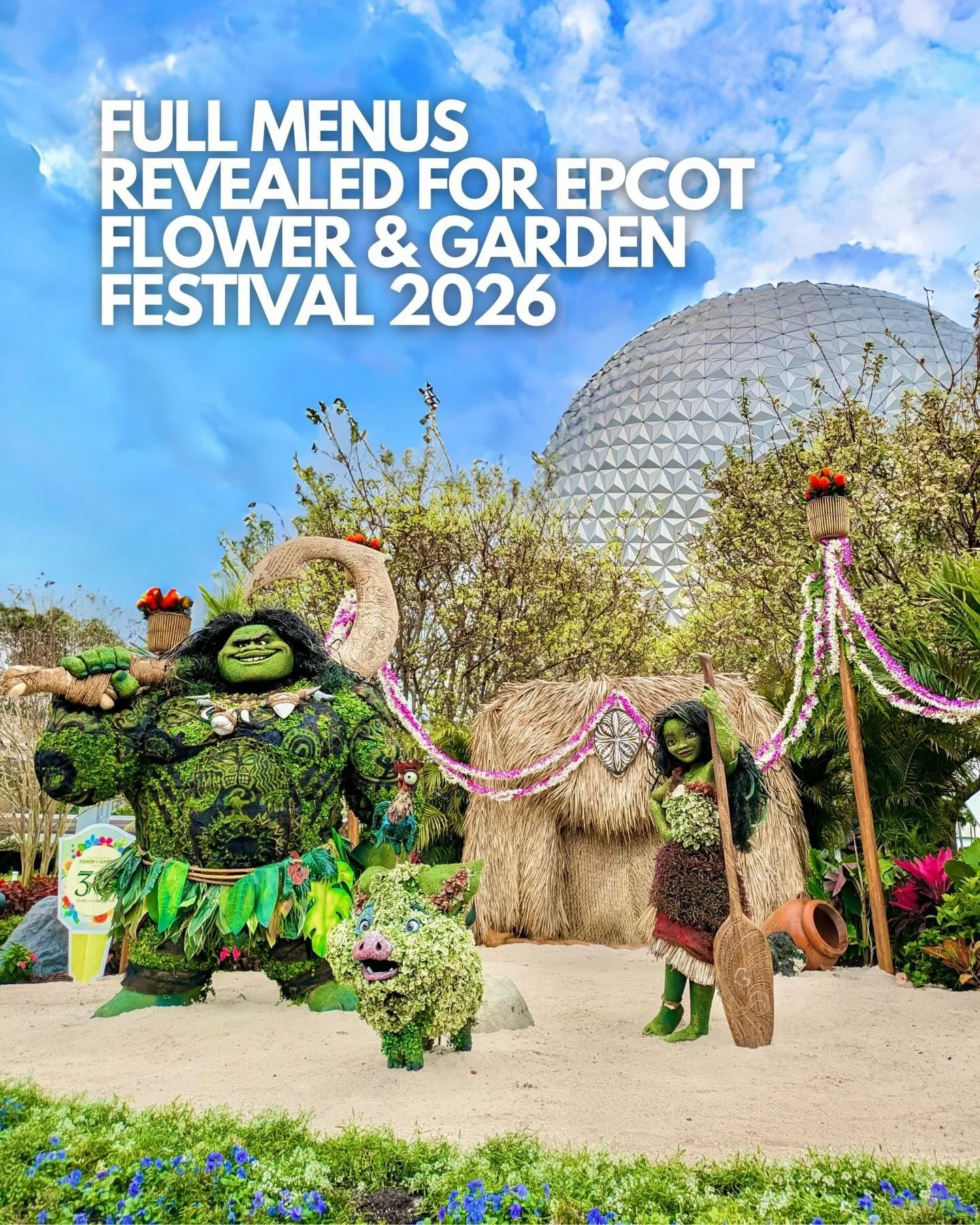 It’s the tastiest time of year at EPCOT EPCOT International Flower & Garden Festival is running from March 4 to June 1, and will have over 20 Outdoor Kitchens and 75+ NEW menu items to try this year!! Head to the link i...