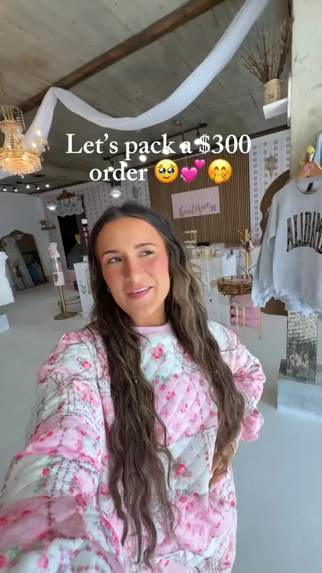 We just added SO many new arrivals to dressedbyalliah.com #packingorders #boutique #dressedbyalliah